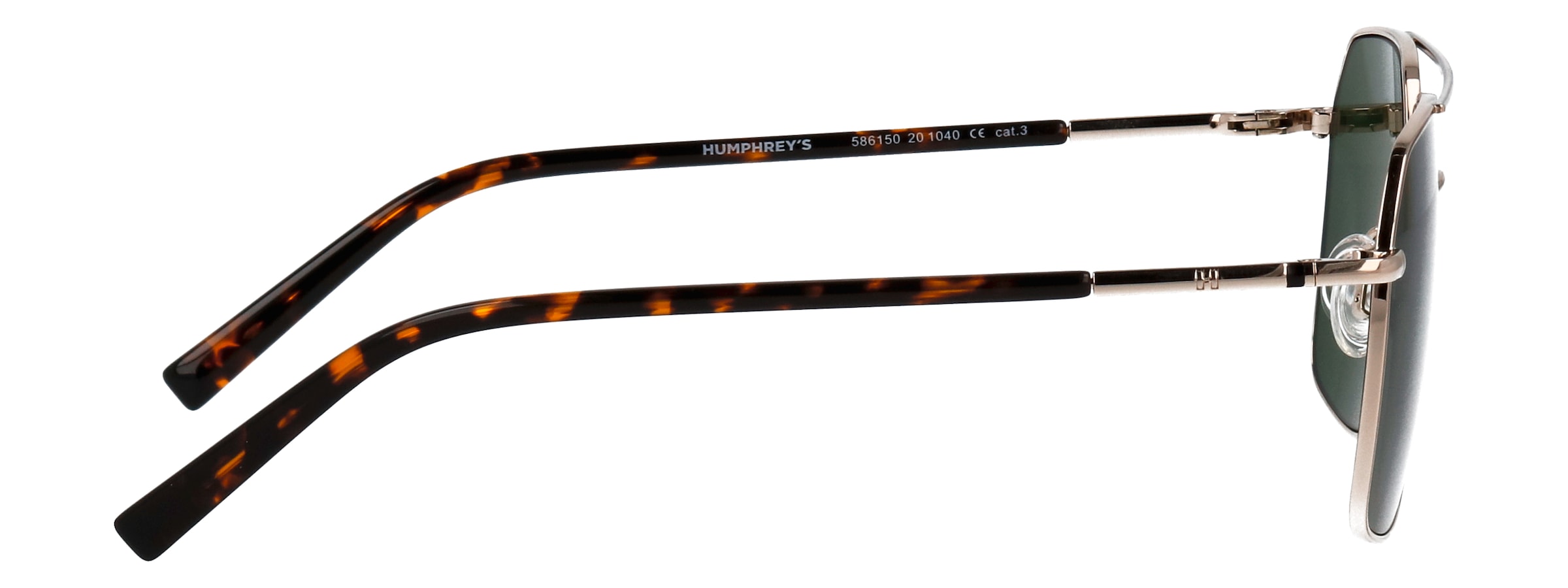 HUMPHREY´S eyewear Sonnenbrille »Modell 586150« Form Panto, Logoschriftzug auf Bügel, Metallfassung