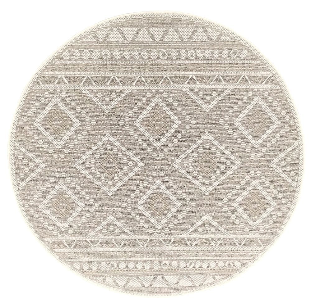 Image of the carpet Teppich "Calgary" rund 1 mm Höhe moderner robuster In und Outdoor Teppich