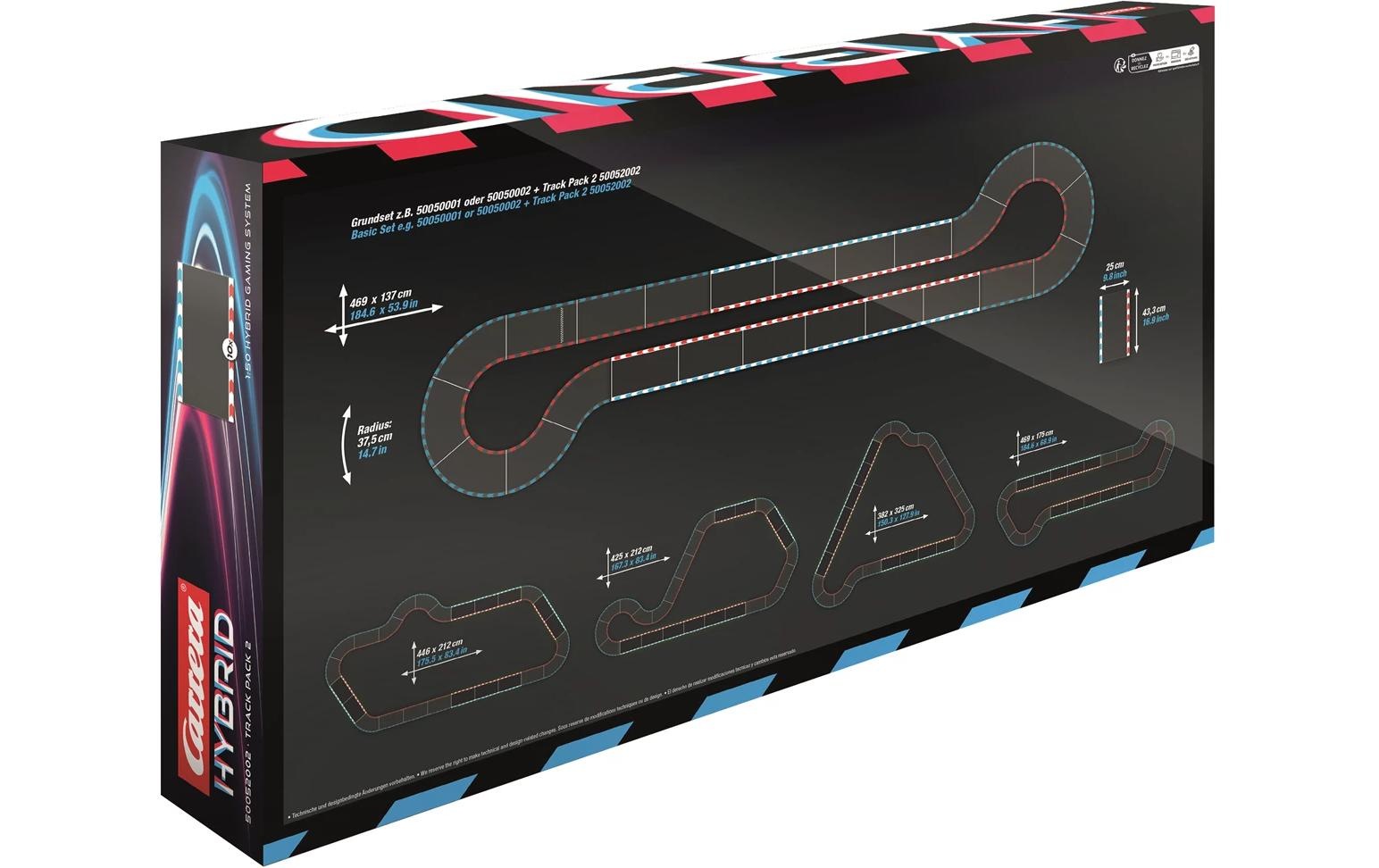 Carrera® Spielzeugeisenbahn-Schiene »Carrera Hybrid Track Pack 2 High Speed«