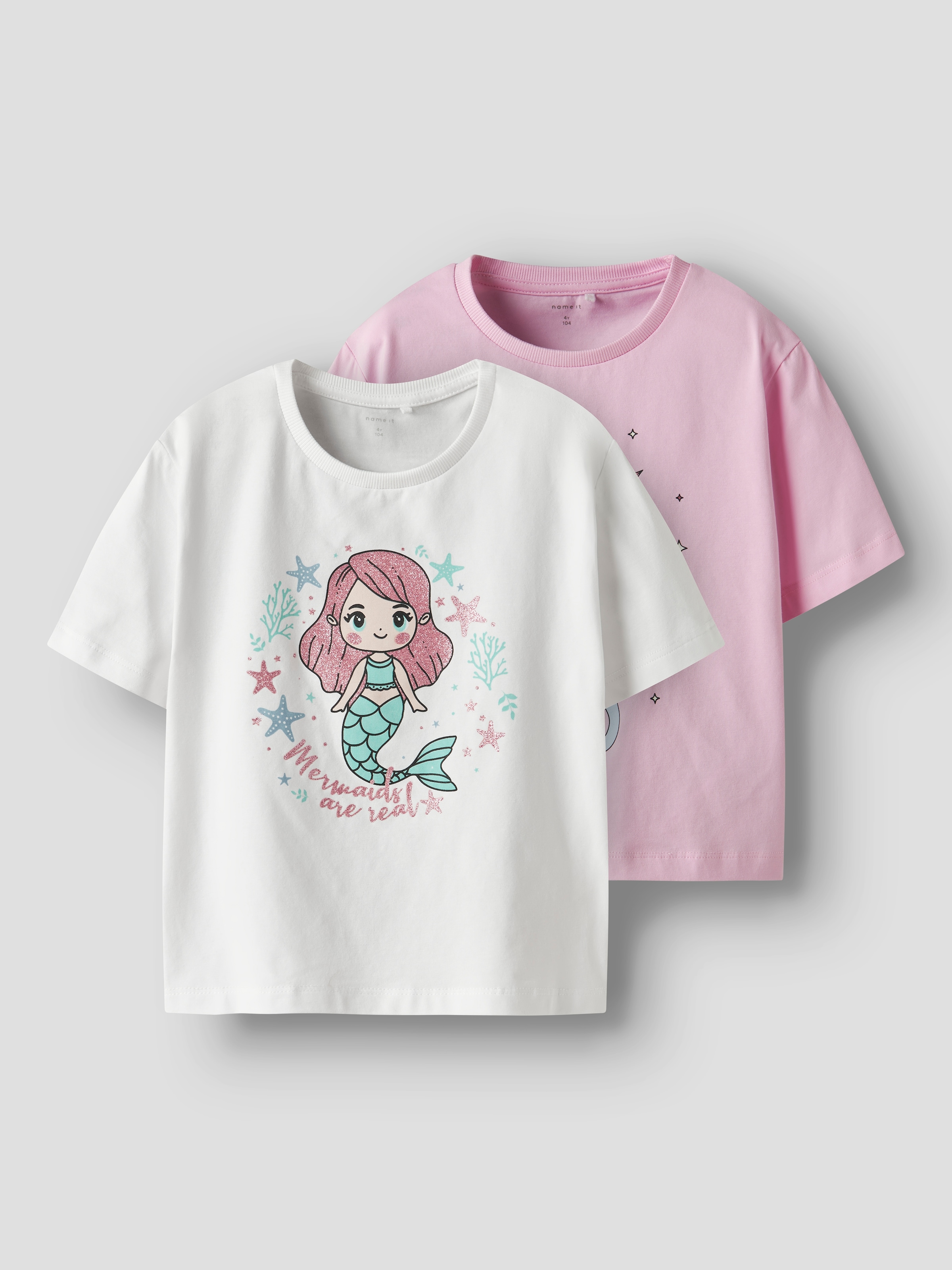 Name It T-Shirt »NMFFREJANE 2P SS NREG TOP«, (Packung, 2 tlg.)