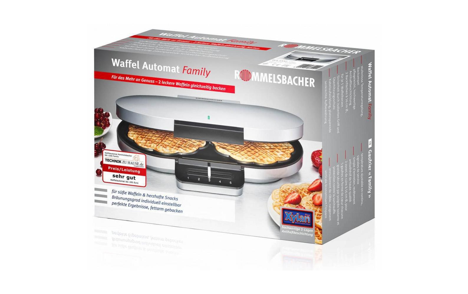 Rommelsbacher Waffeleisen »20,WA 1200«, 1200 W