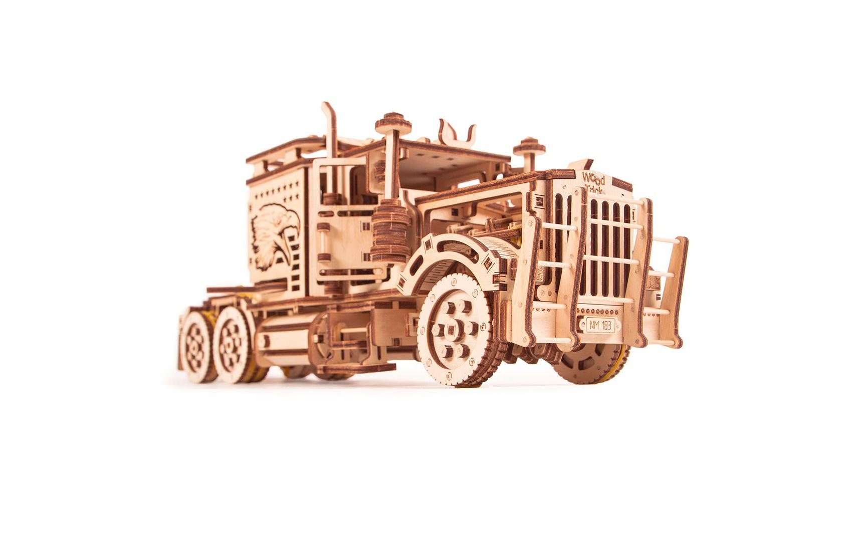 Spielbausteine »WoodTrick LKW-Sattelschlepper«, (485 St.)