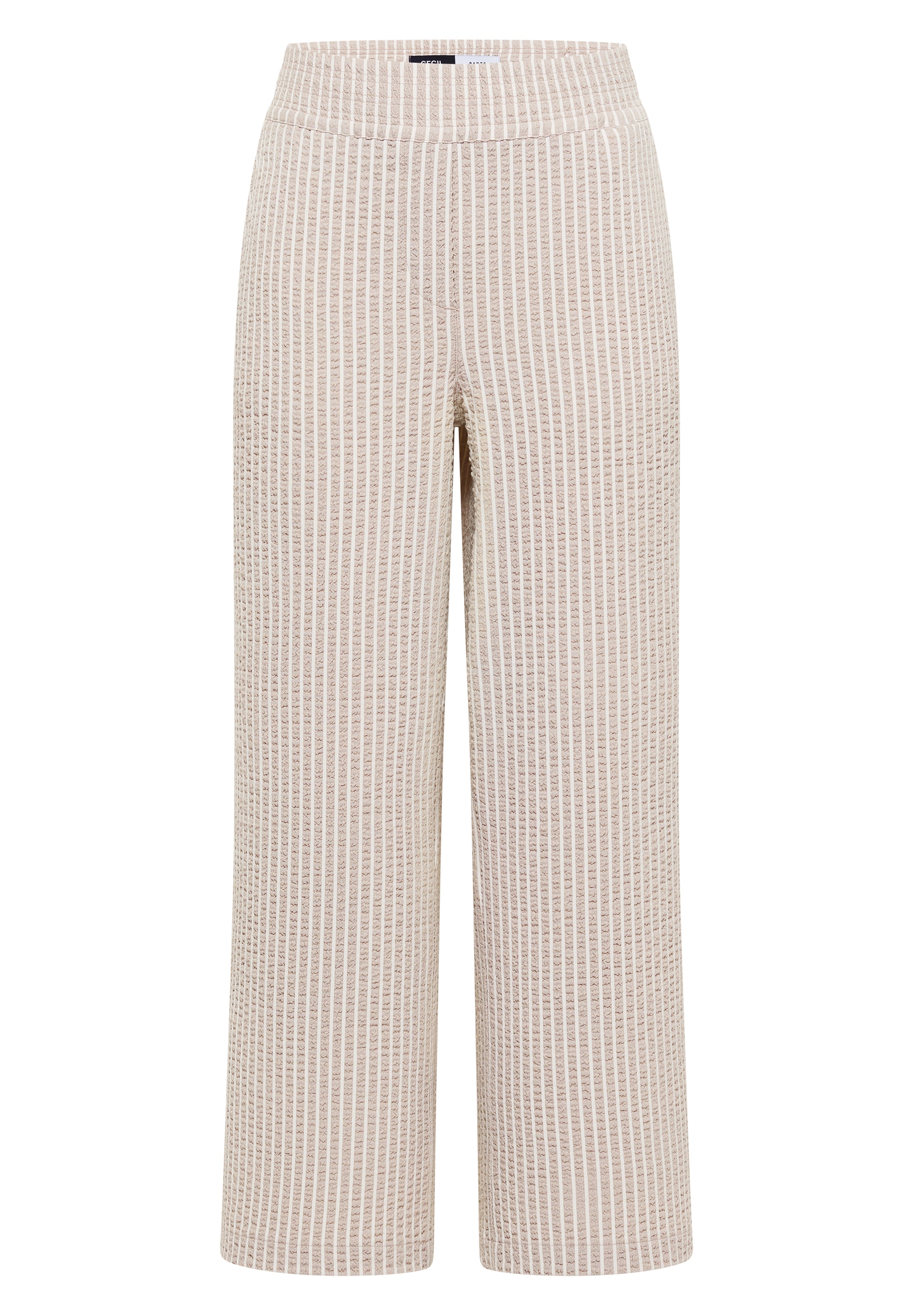 Cecil 7/8-Hose  Seersucker-Qualität, Streifenmuster, Loose Fit