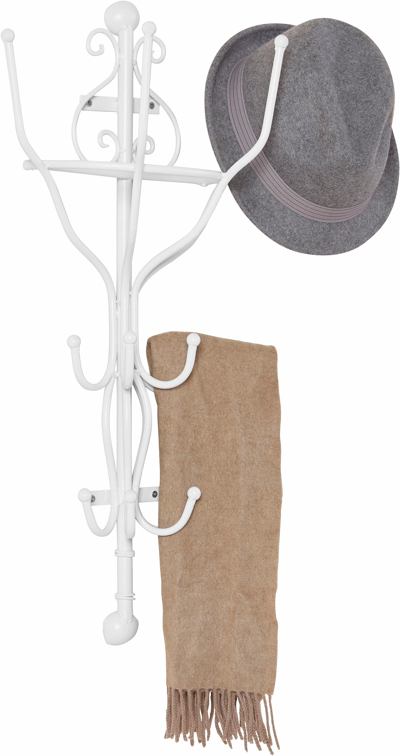 Image of Home affaire Garderobe, halbrund weiss 70 cm bei Ackermann Versand Schweiz