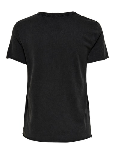 ONLY Shirt à col rond »ONLLUCY REG S/S TOP JRS NOOS« Baumwolle, regular fit, unterschiedlich bedruckt