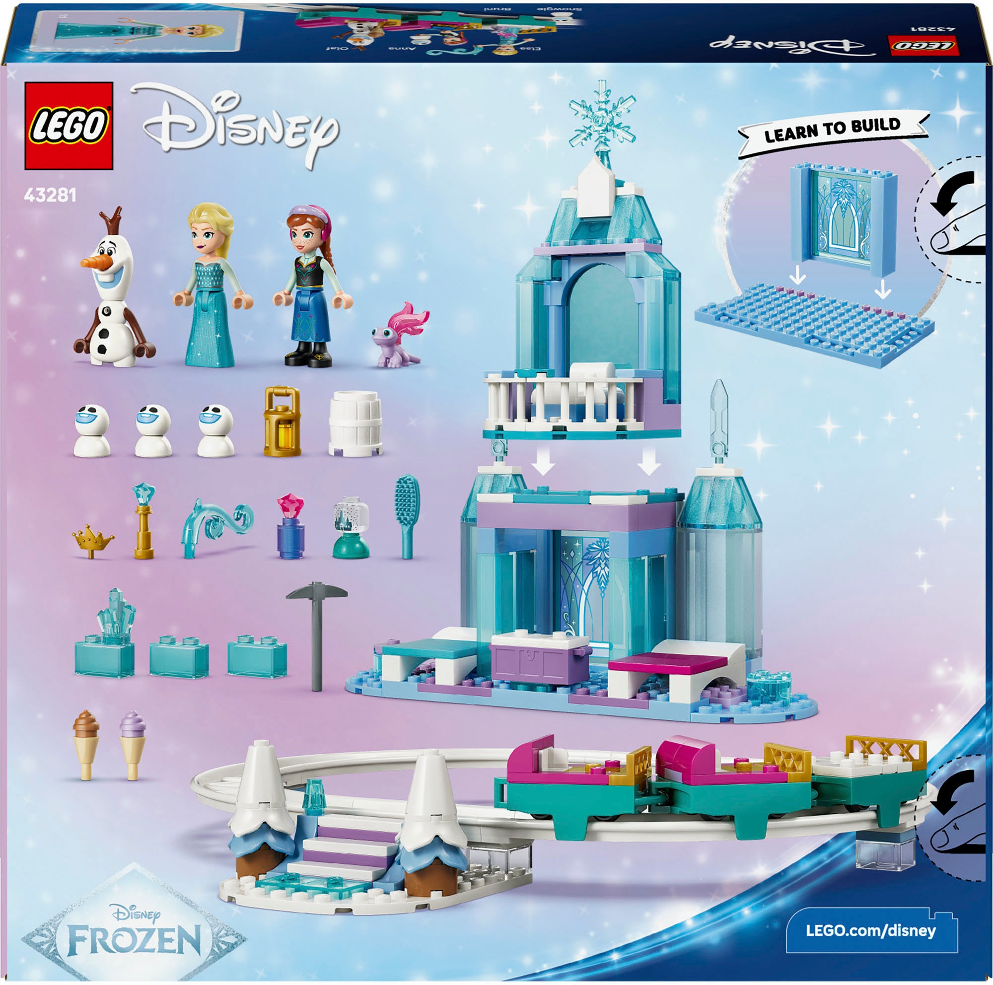 LEGO® Pions de construction »Elsas Schlittenfahrt um den Eispalast (43281), LEGO Disney Princess« Made in Europe