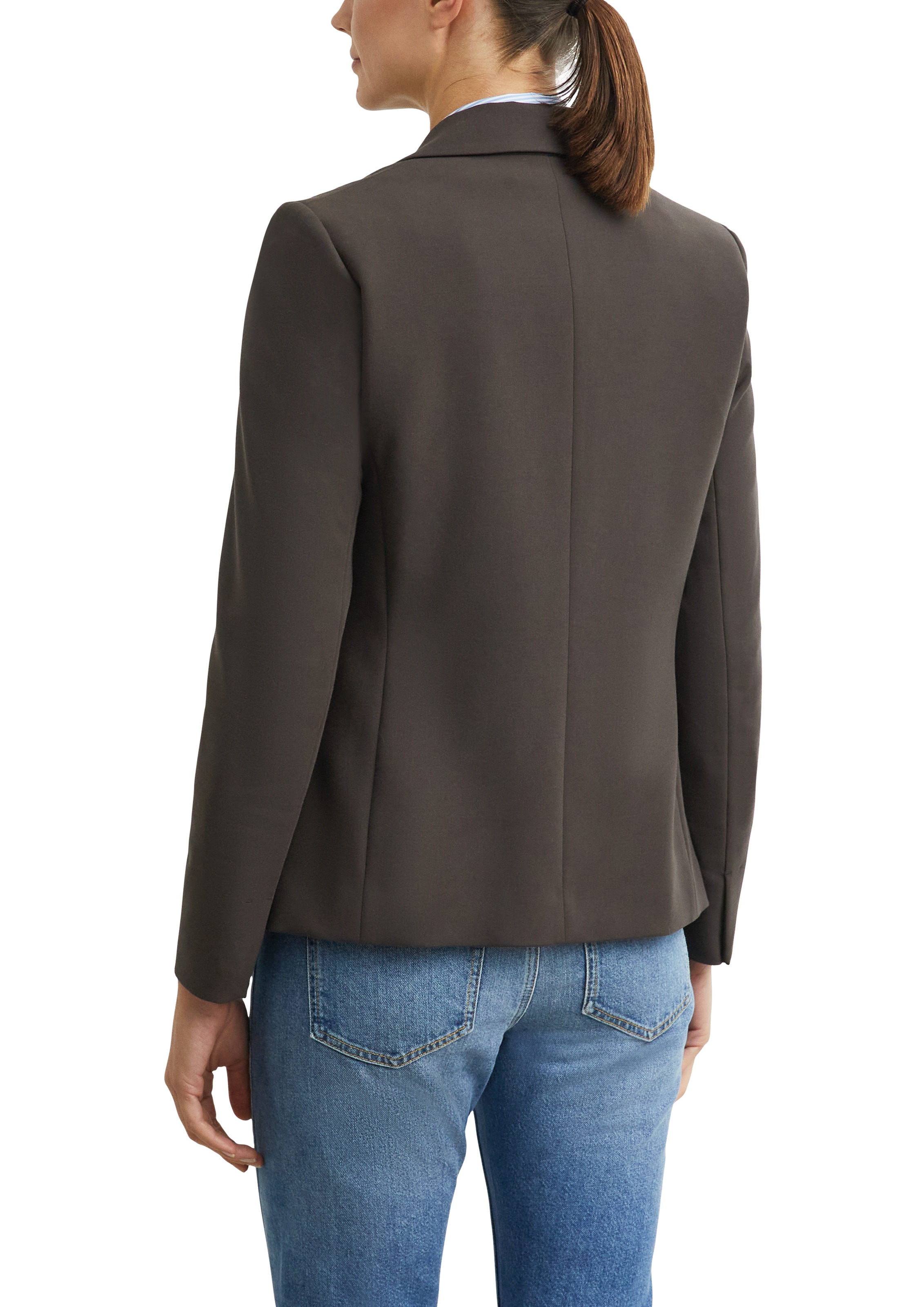 Comma Veste blazer avec viscose et stretch