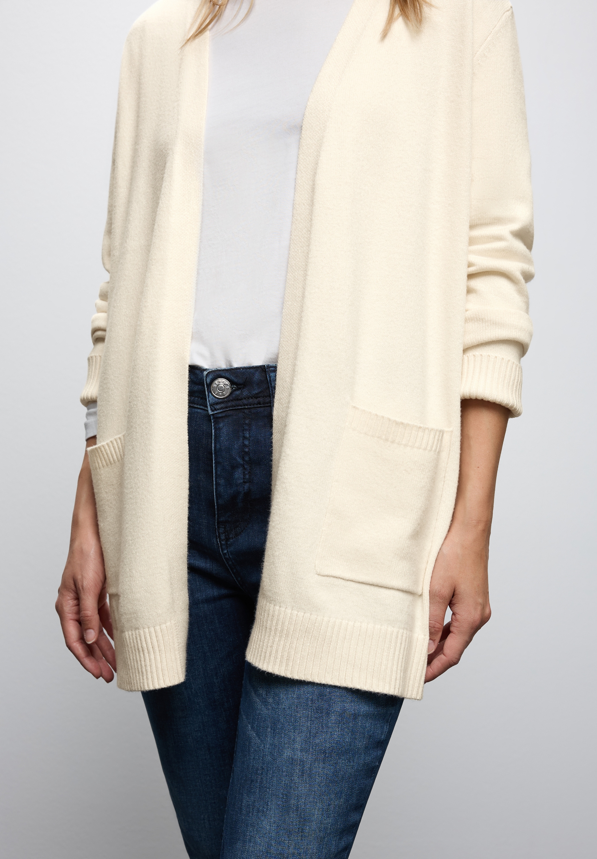 STREET ONE Cardigan ohne Verschluss, offen