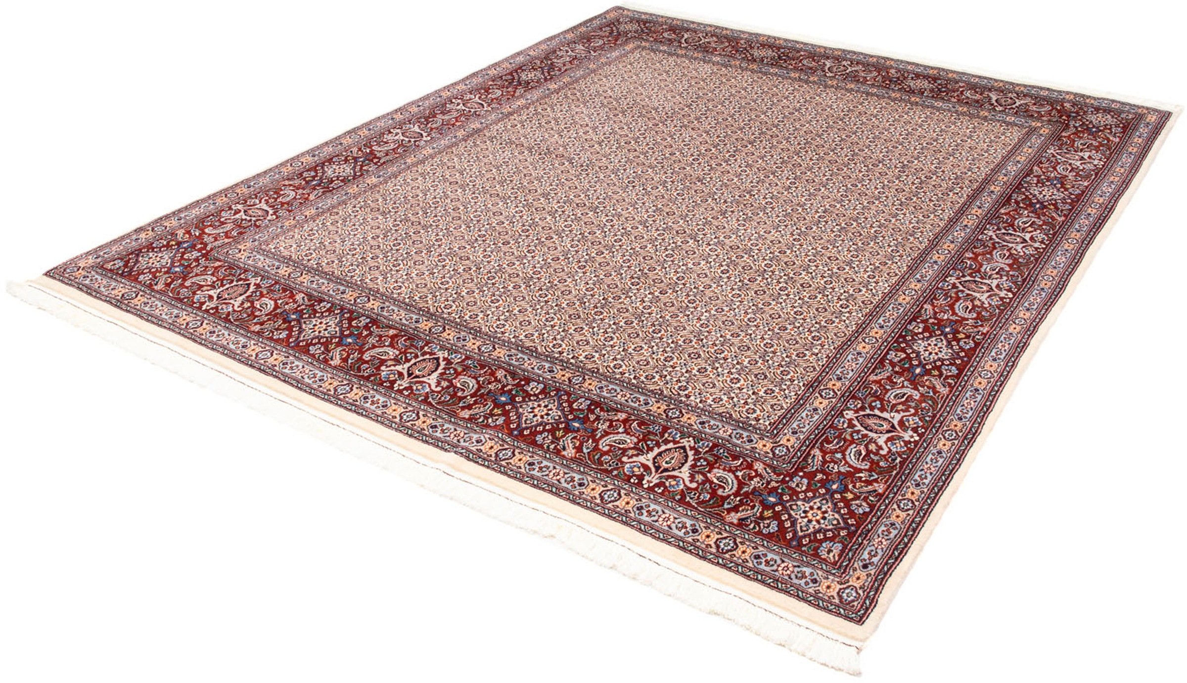 Image of morgenland Orientteppich »Perser - Classic - 244 x 196 cm - beige«, rechteckig, 10 mm Höhe, Wohnzimmer, Handgeknüpft, Einzelstück mit Zertifikat bei Ackermann Versand Schweiz