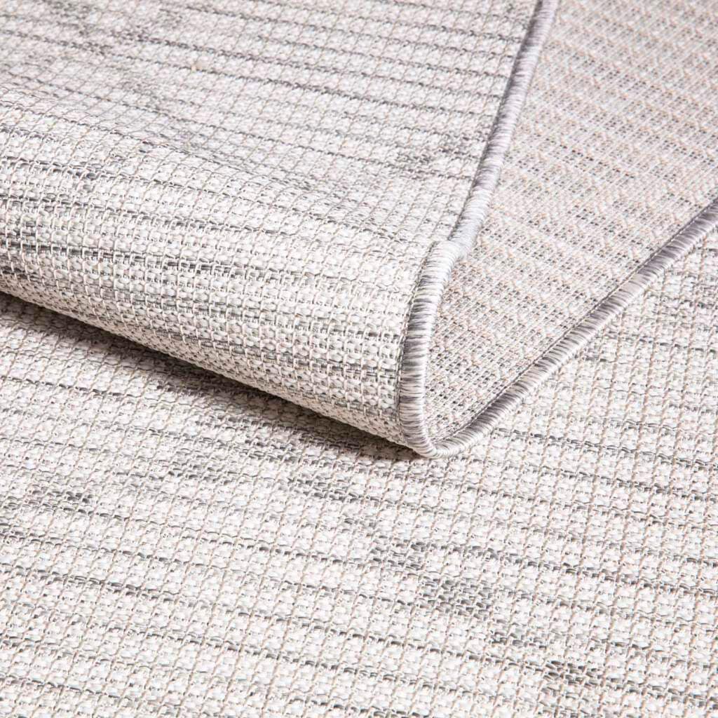 Carpet City Outdoorteppich »PALM3526« rund 5 mm Höhe Wetterfest & UV-beständig, für Balkon, Terrasse, Küche, flach gewebt