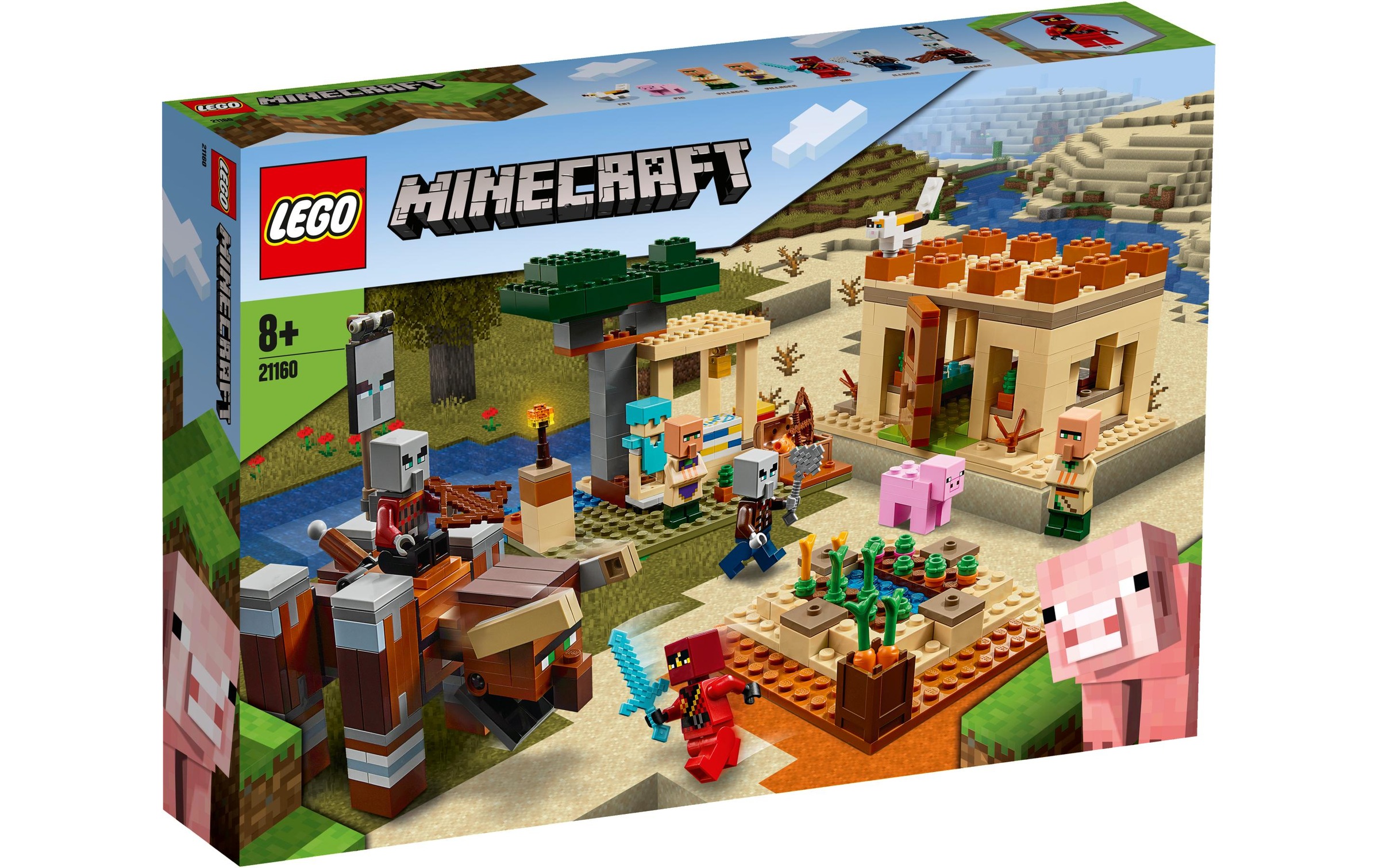 Image of LEGO® Spielbausteine »Minecraft Der lllager-Überfall« bei Ackermann Versand Schweiz