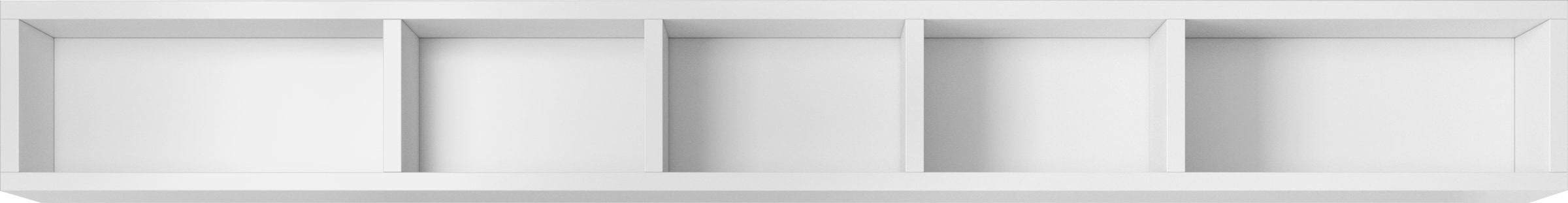 INOSIGN Hängeregal »Toledo,Breite 169 cm stilvolle Deko-Wandregal«, Wandregal mit 5 Fächern, viel Stauraum, Masse 169/20,5/19 (B/H/T)