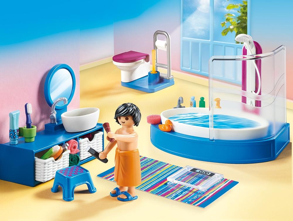 Playmobil® Konstruktions-Spielset »Badezimmer (70211), Dollhouse«, (51 St.), Made in Germany