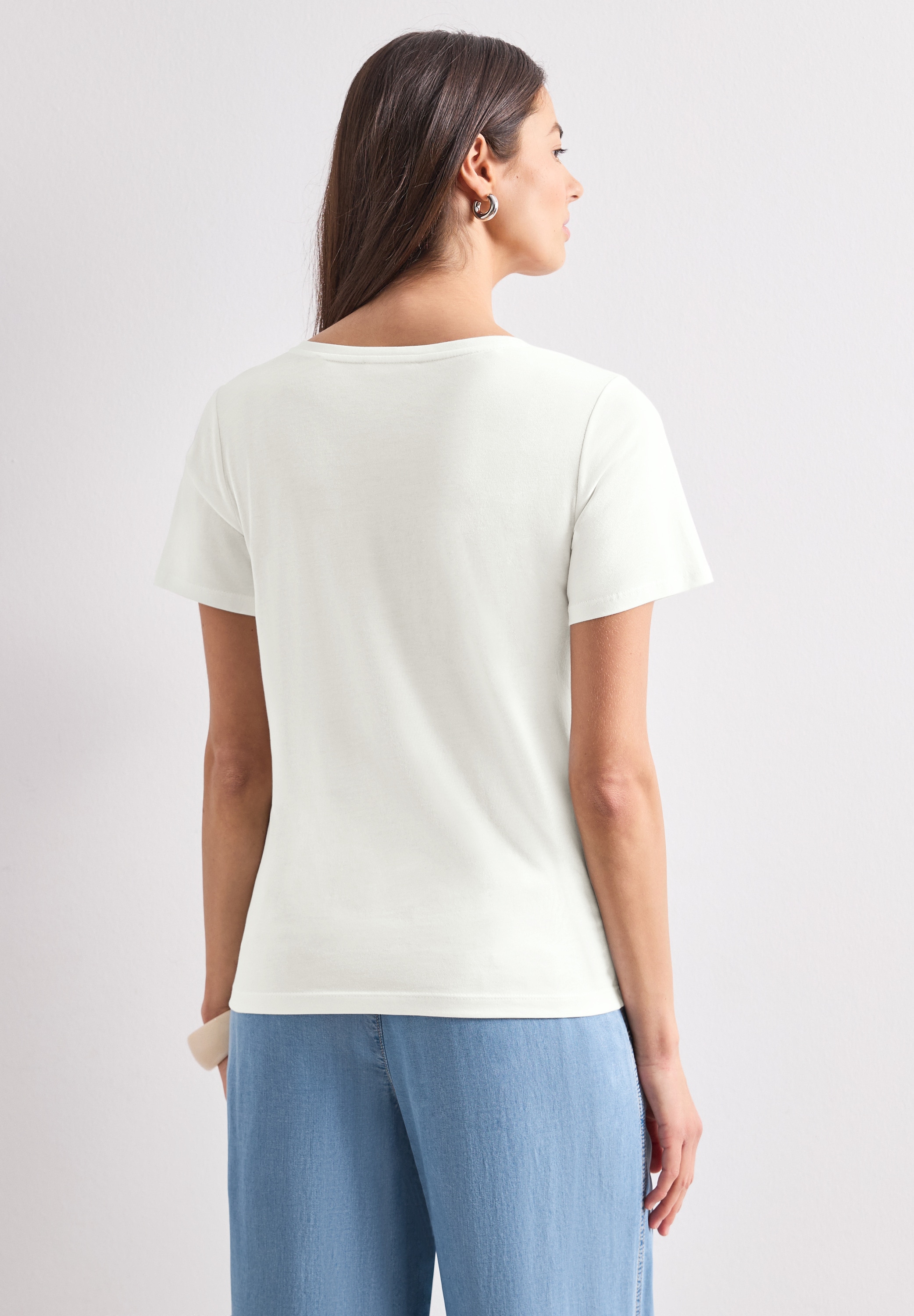 STREET ONE T-shirt à manches courtes Sommershirt mit Artwork