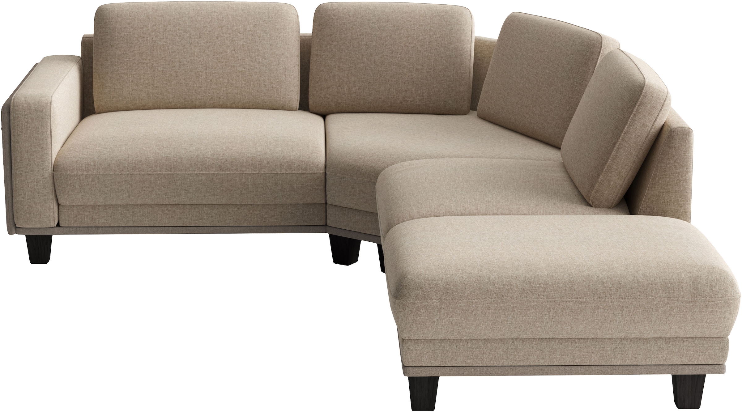 sit&more Ecksofa »Concept« Modernes Sofa in drei Fussfarben zur Auswahl