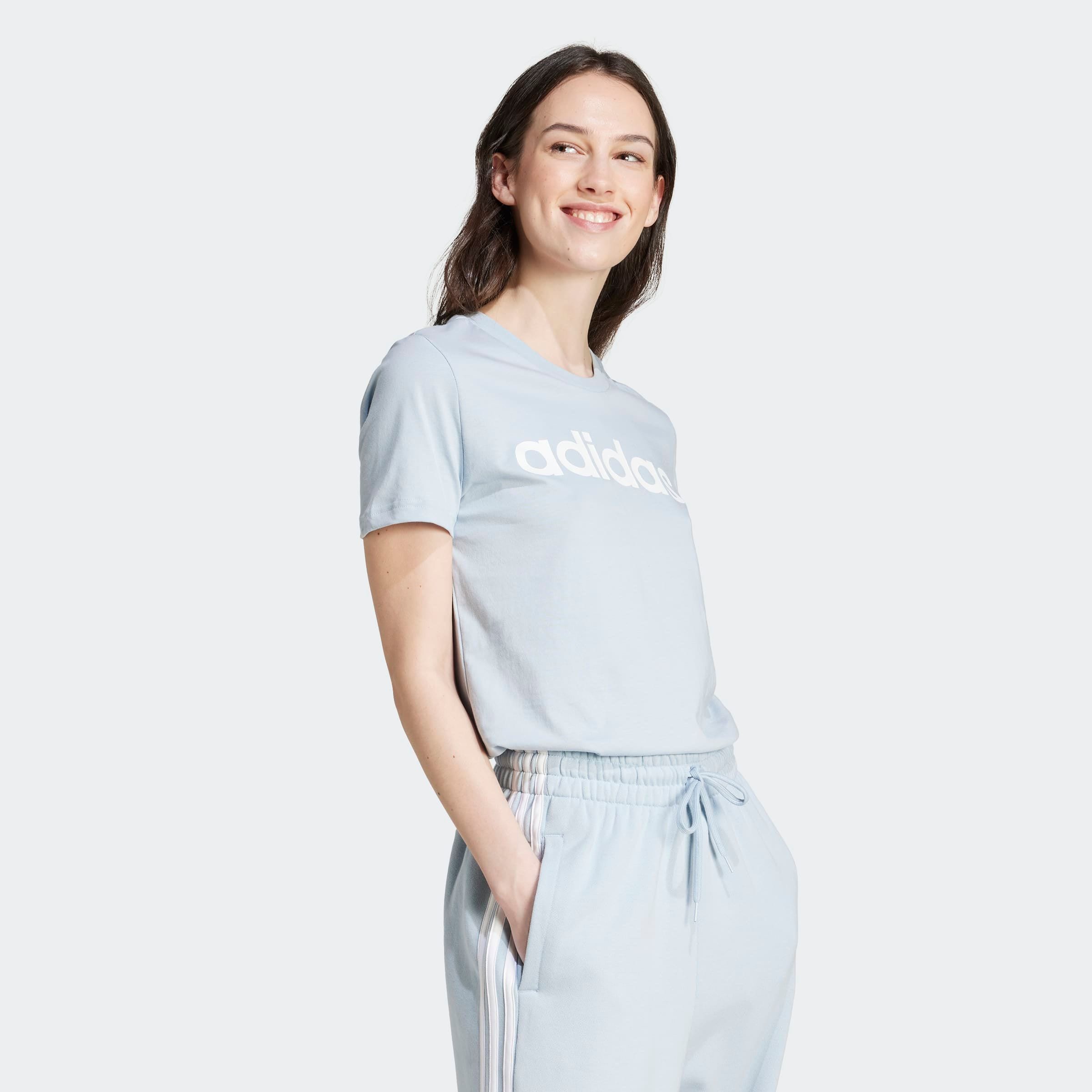 adidas Sportswear T-Shirt »LOUNGEWEAR ESSENTIALS SLIM LOGO«