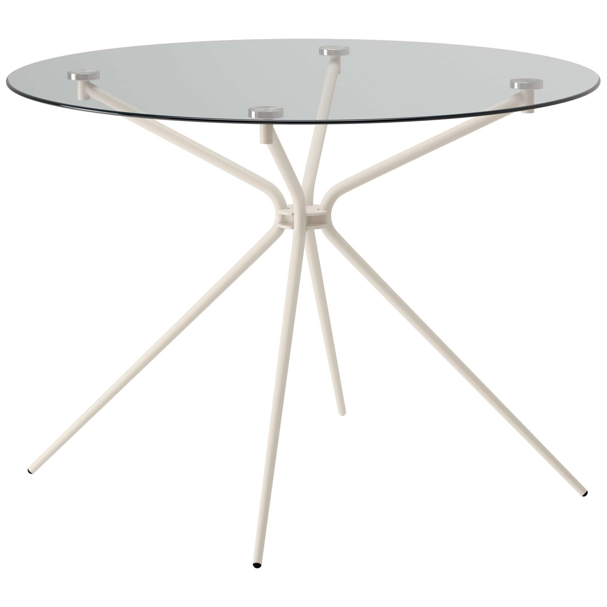 Image of GOODproduct Esstisch "Silvi, TOPSELLER" Esstisch, Glastisch, Küchentisch, OTTOs Choice, rund, Ø110 cm, Metallgestell