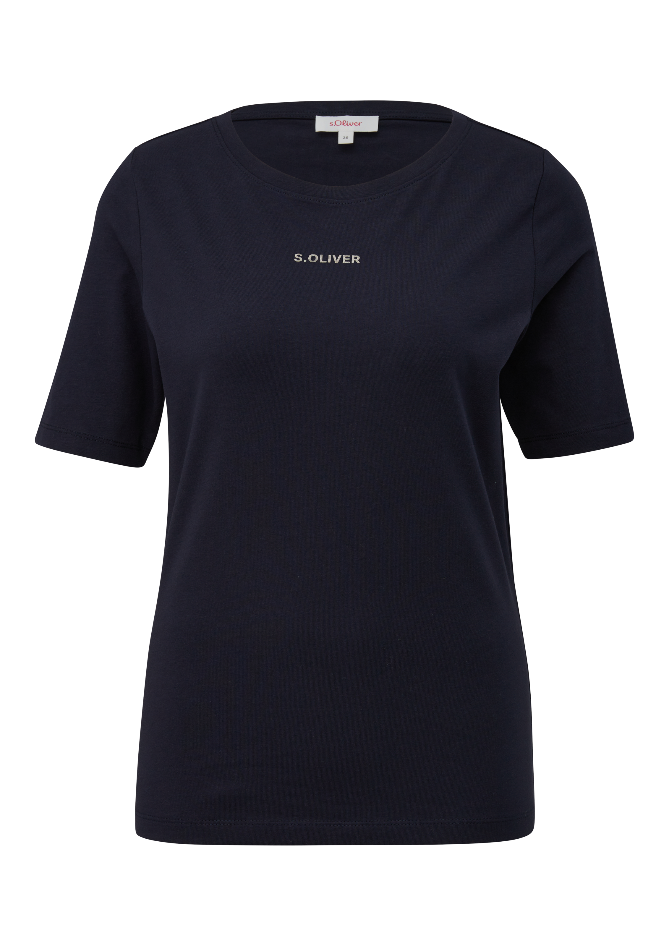 s.Oliver T-Shirt, mit Logoschriftzug