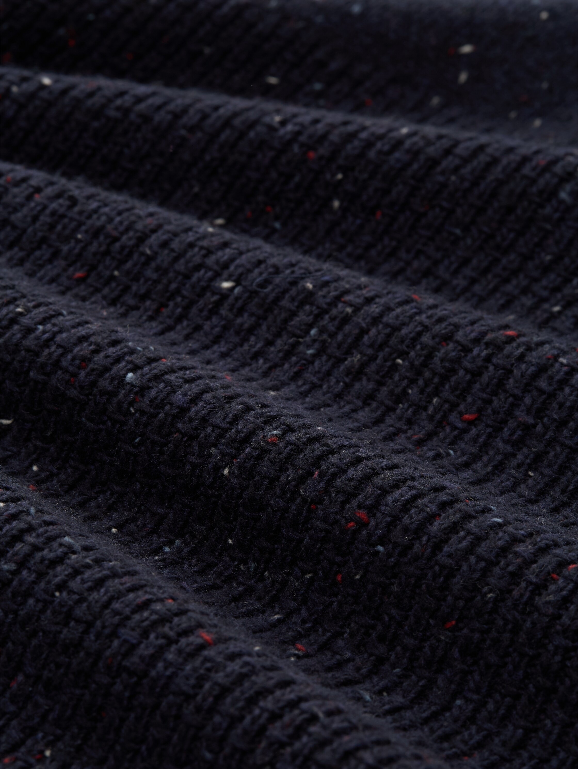 TOM TAILOR Troyer mit Logo Stickerei