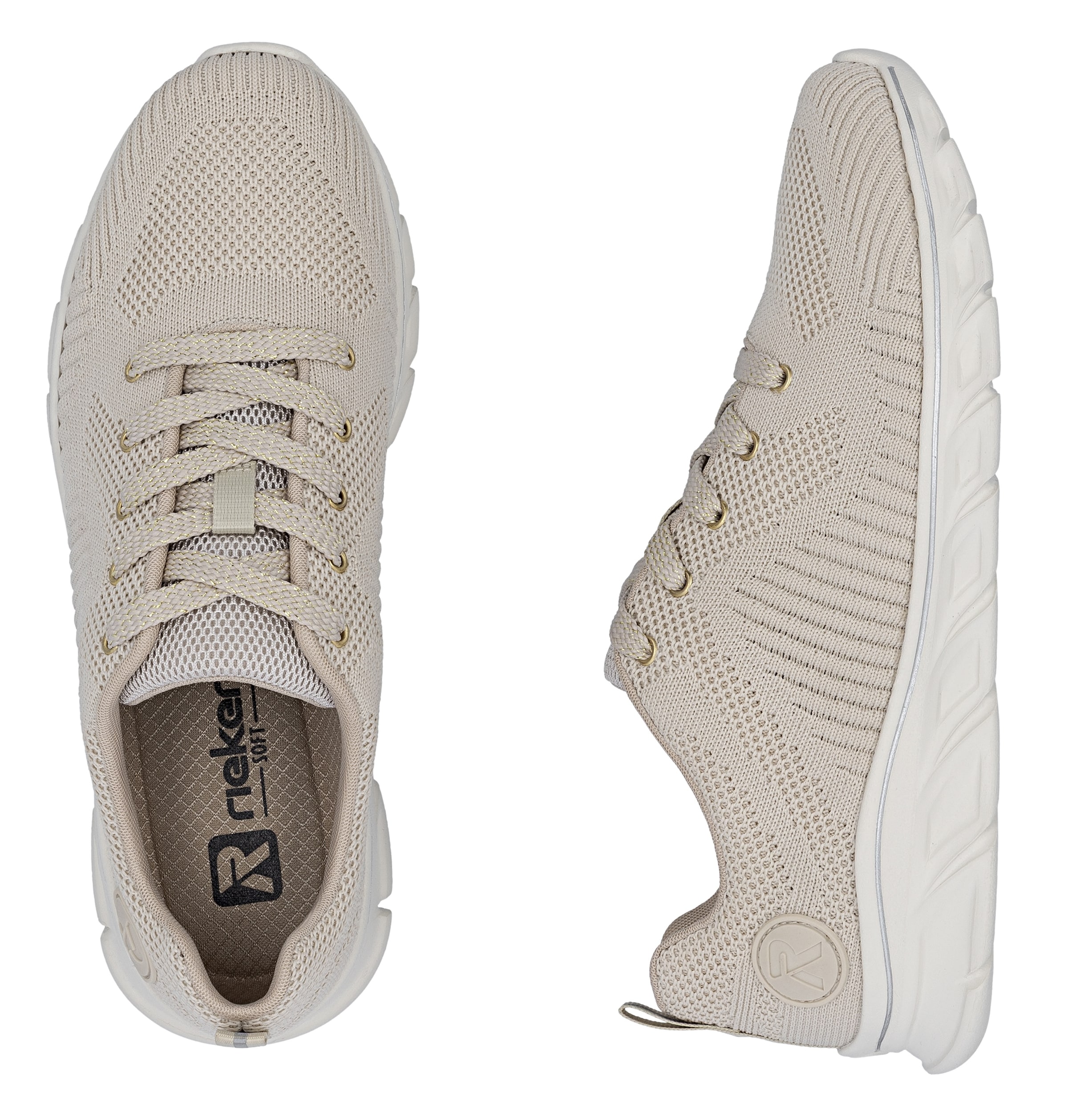 Rieker Sneakers  mit leichter Laufsohle, Freizeitschuh, Halbschuh, Schnürschuh