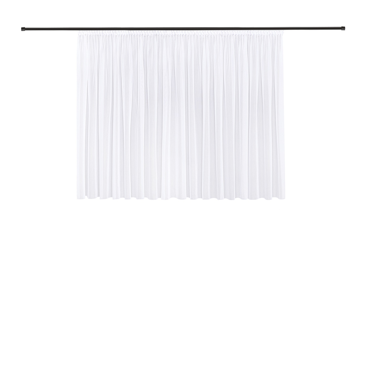 Image of Gerster Gardine "Martina" Smokband 1 Stk. tlg. Pflegeleichte Effekt-Voile-Webware