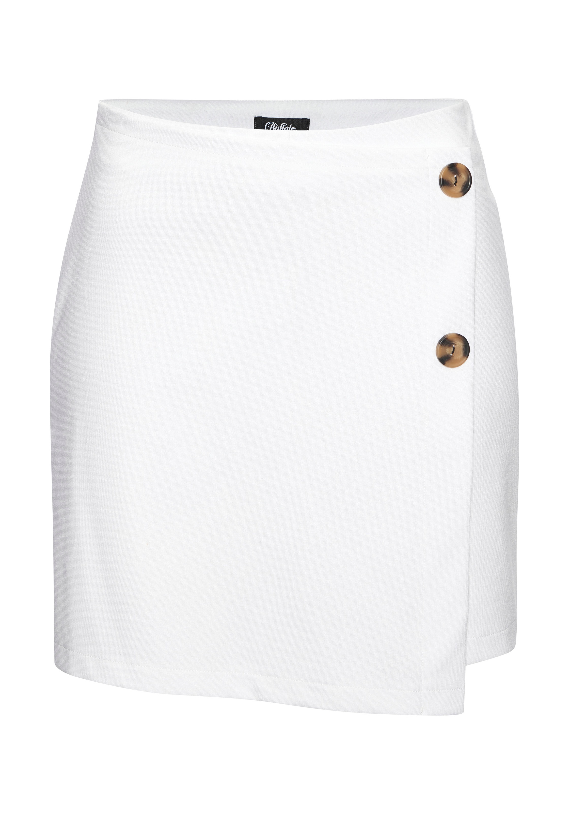 Buffalo Hosenrock "mit Zierknöpfen für den Sommer" in Wickeloptik mit Zierknöpfen, Skort, casual-chic, Sommerhose