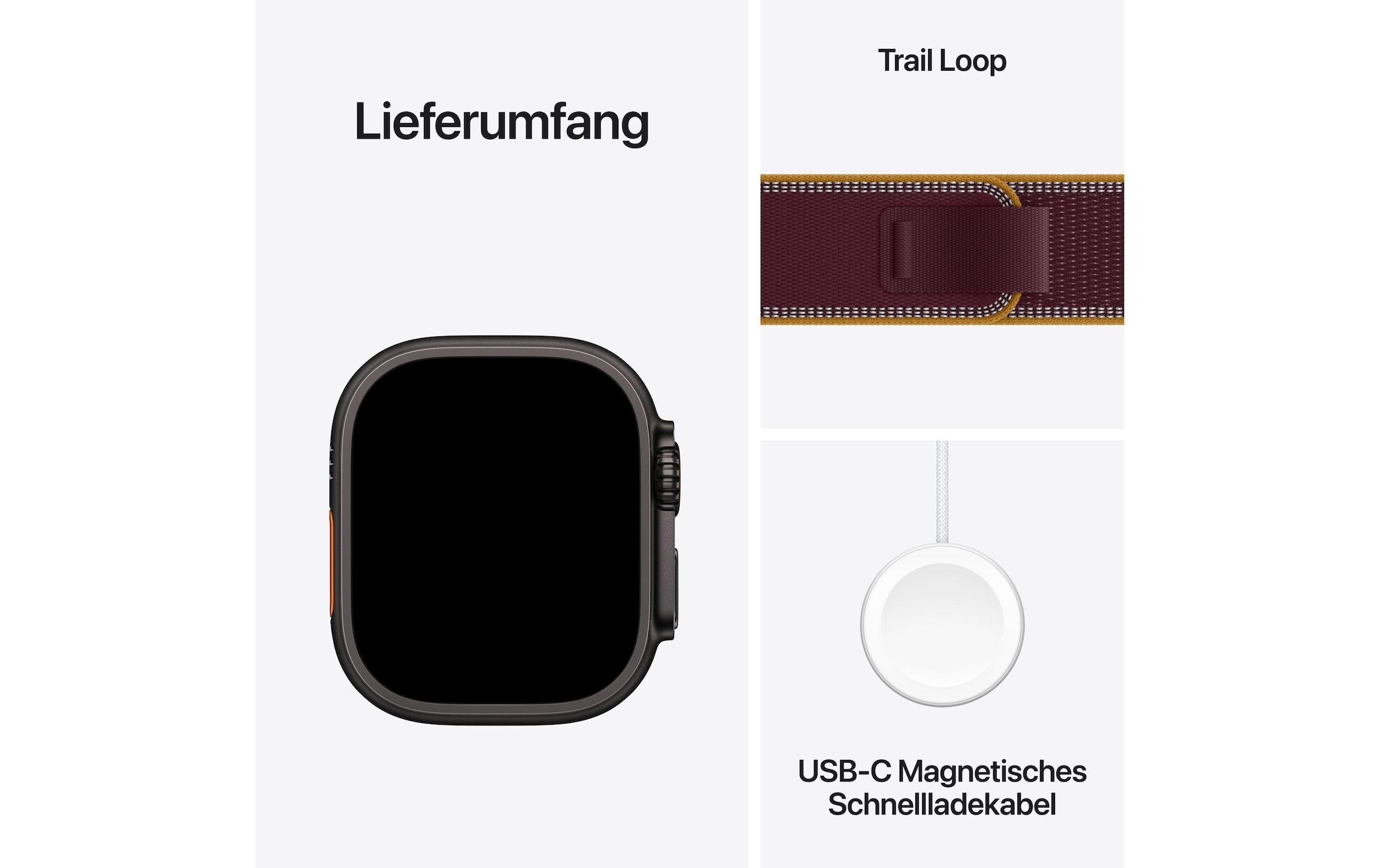 Apple Smartwatch »Apple Watch Ultra 4 Nature Titan Sand Trail Loop S/M«