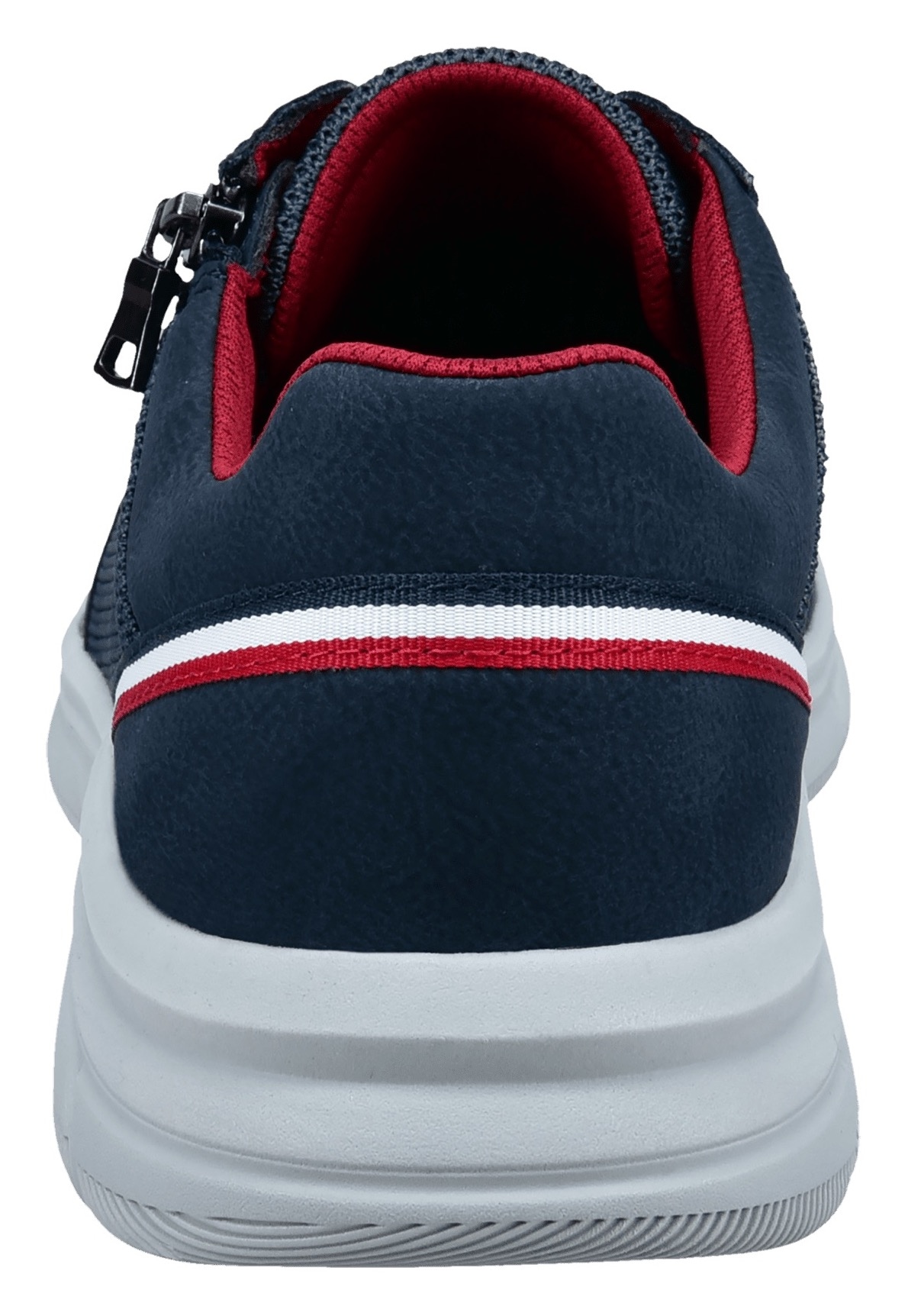 bugatti Keilsneaker, Freizeitschuh, Halbschuh, Schnürschuh mit Aussenreissverschluss