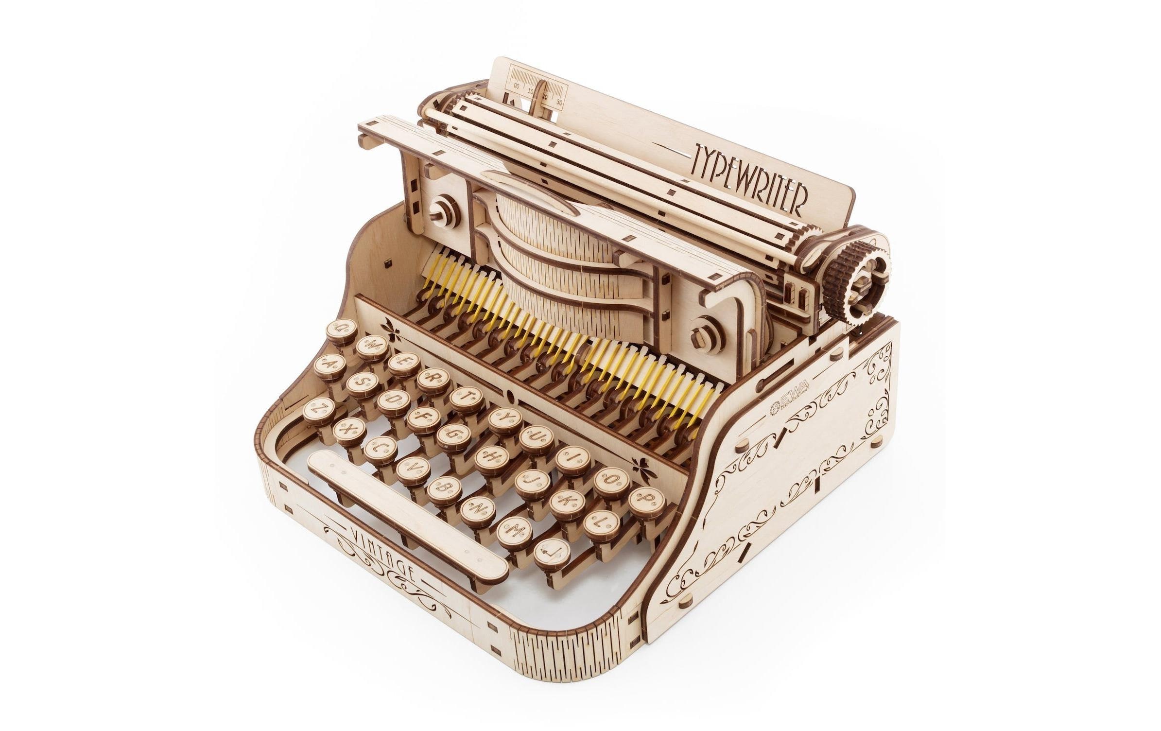   Modellbausatz »Eco-Wood-Art Schreibmaschine« 453 Stk. tlg.