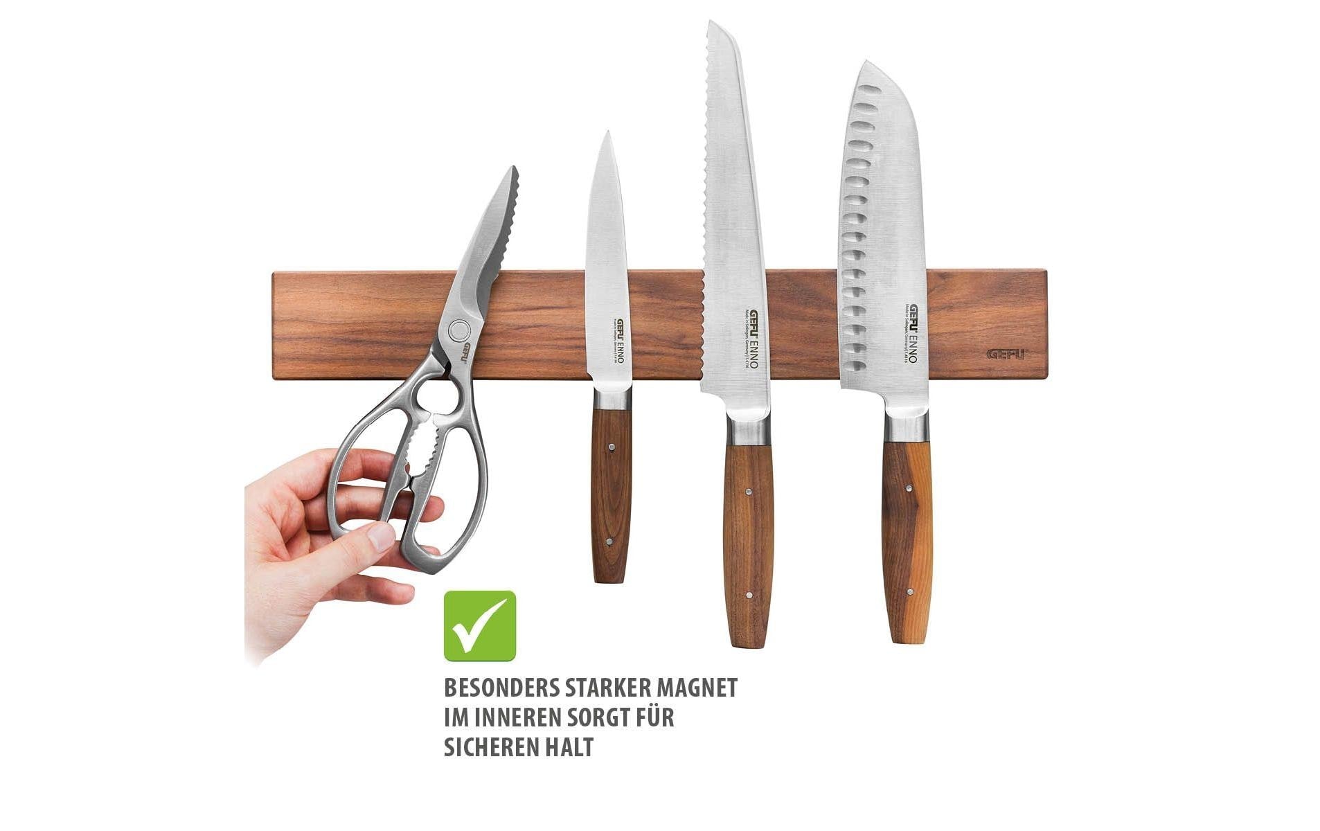 GEFU Magnet-Messerblock »GEFU Magnetschiene Enno 42 cm, Braun«