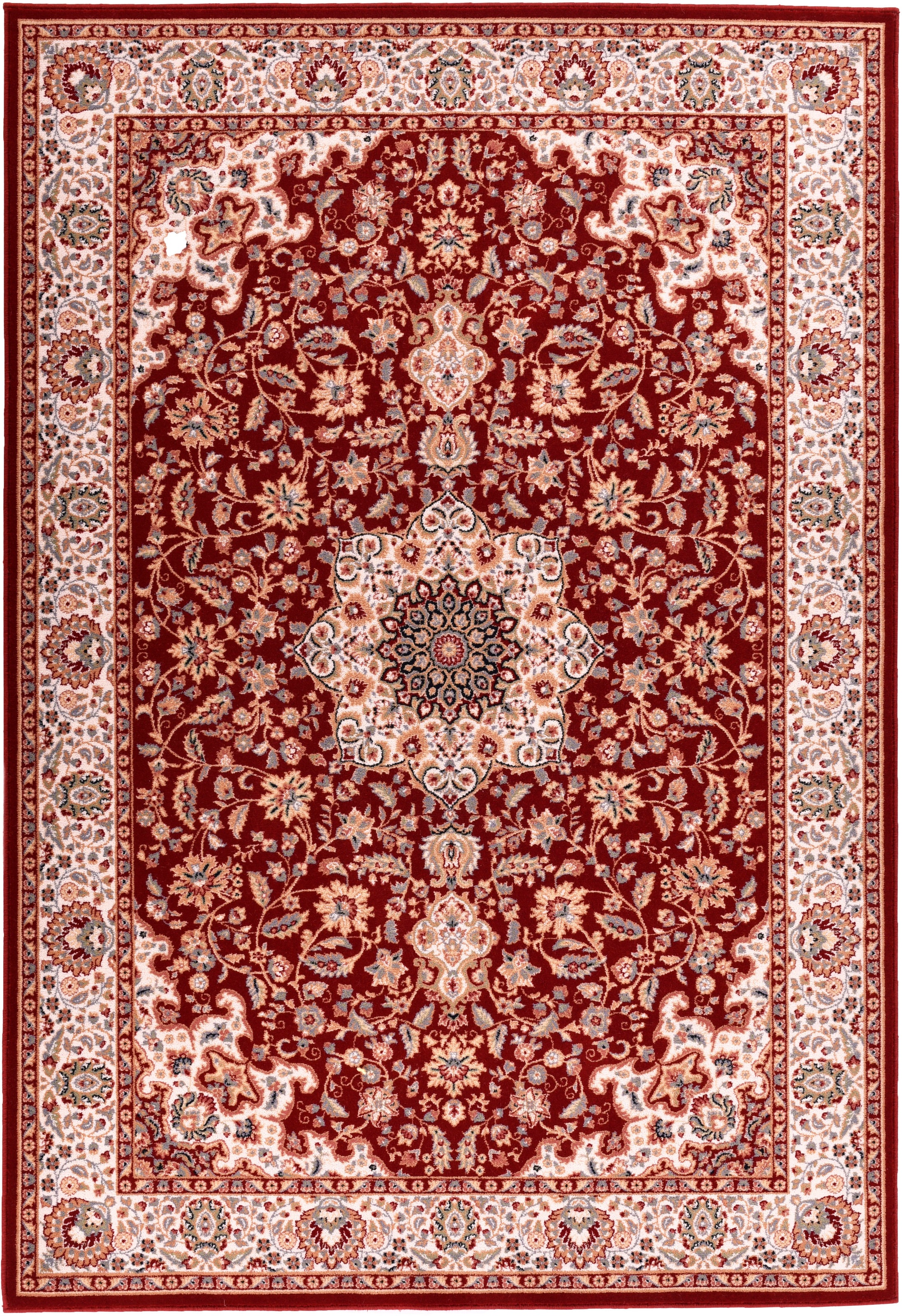 my home Wollteppich »Oriental D1«, rechteckig, 10 mm Höhe, reine Wolle, Orient-Optik, Wohnzimmer