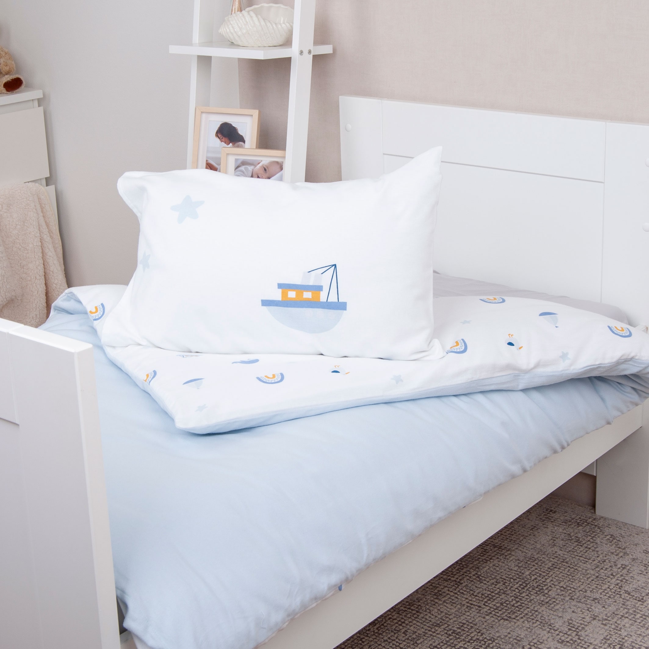 Baby Best Babybettwäsche »Baby Best Little Ocean« 2 Stk. Flanellbettwäsche
