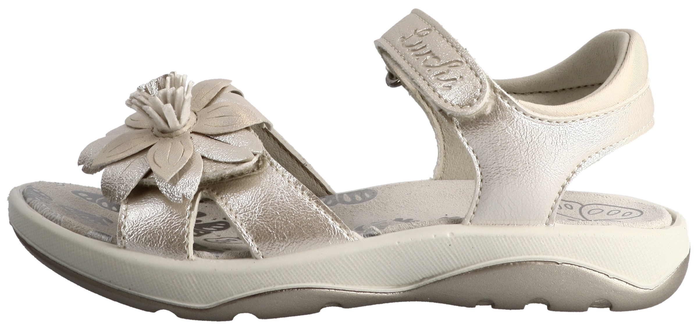 Lurchi Sandale »Flora«  Sandalette mit Blumenverzierung, Grössenschablone zum Download