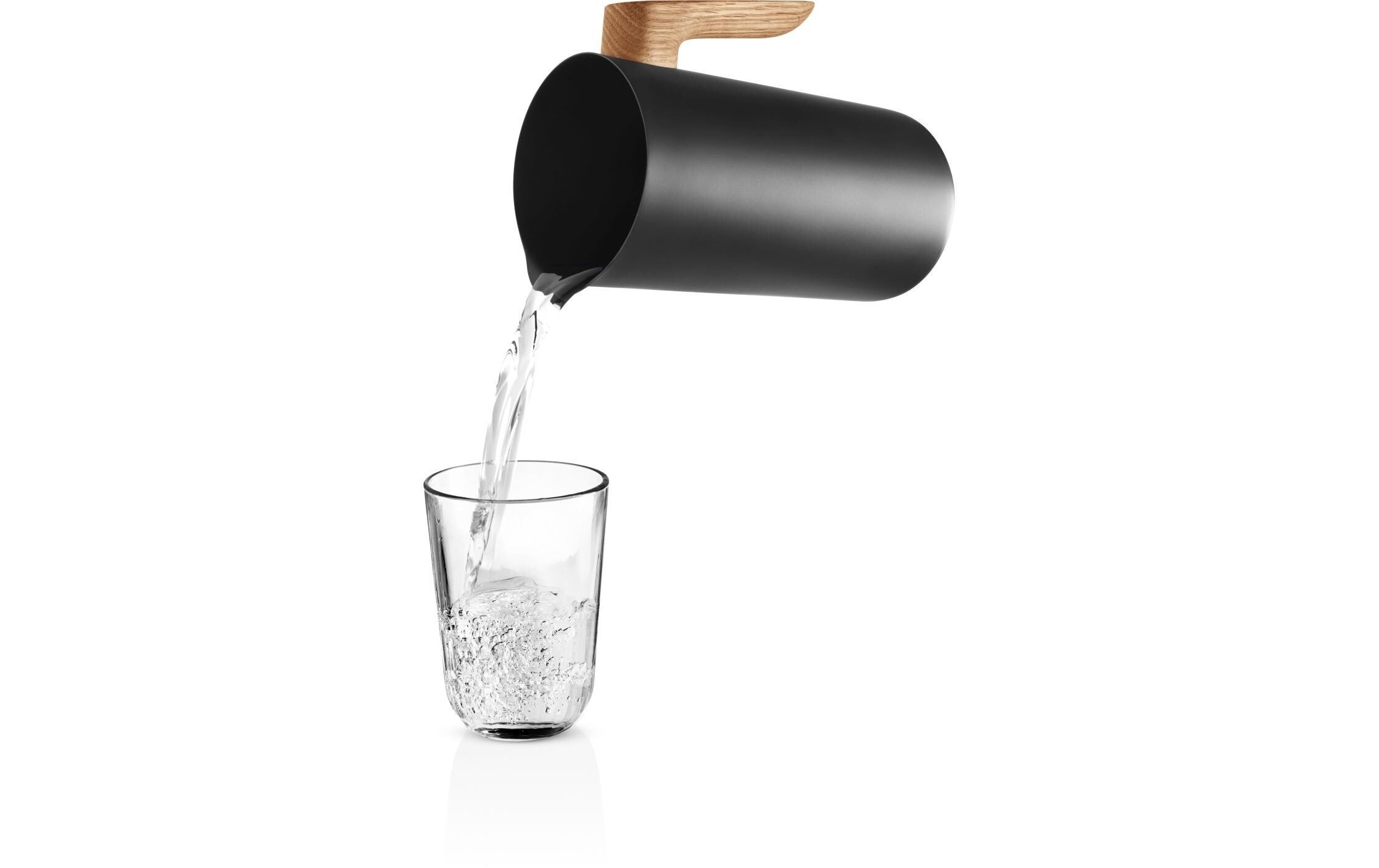 Eva Solo Wasserkrug »Krug Nordic Kitchen 1.4l Black«, Holzart: Eiche (USA)