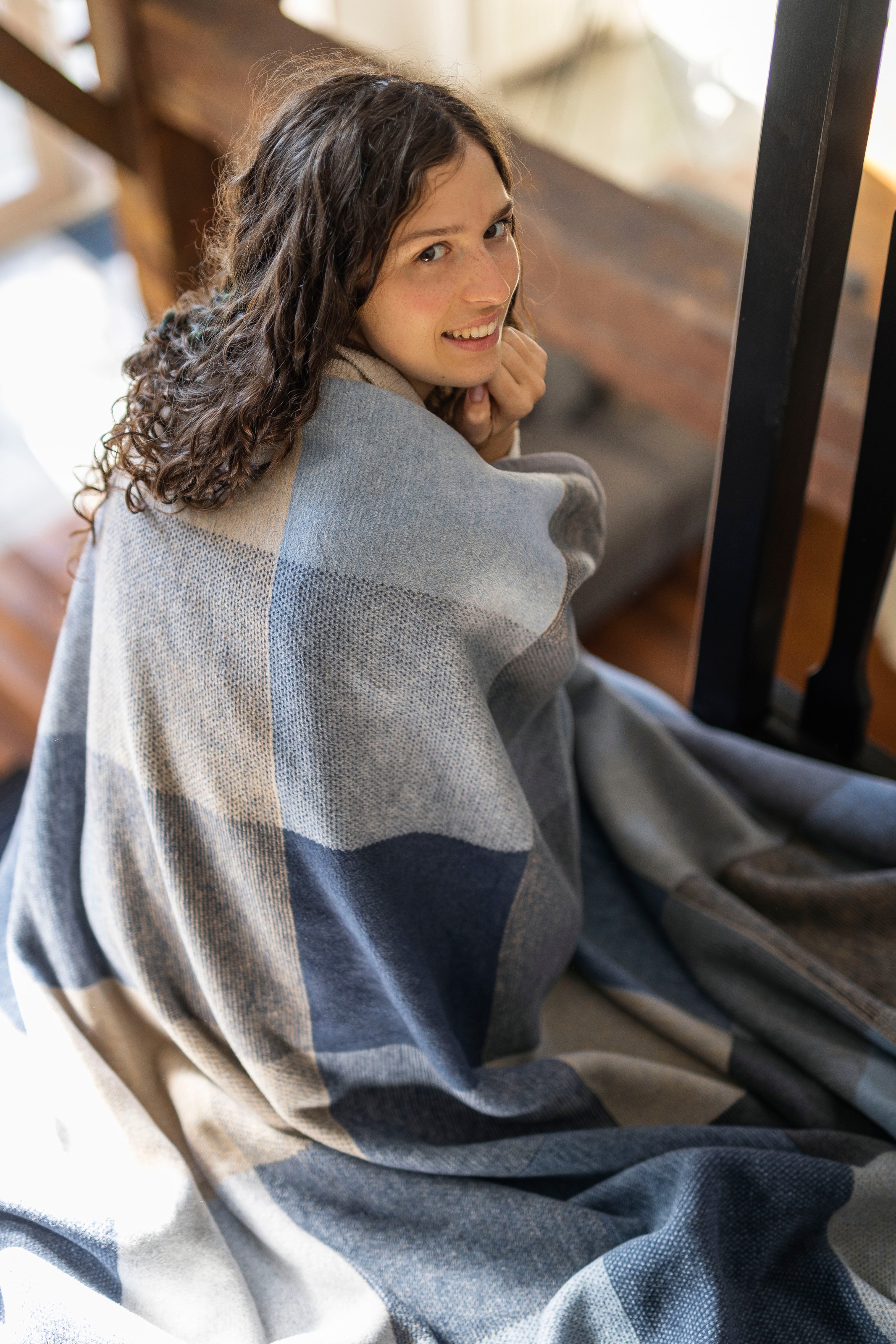 Biederlack Wohndecke "Woven" aus 100% Baumwolle