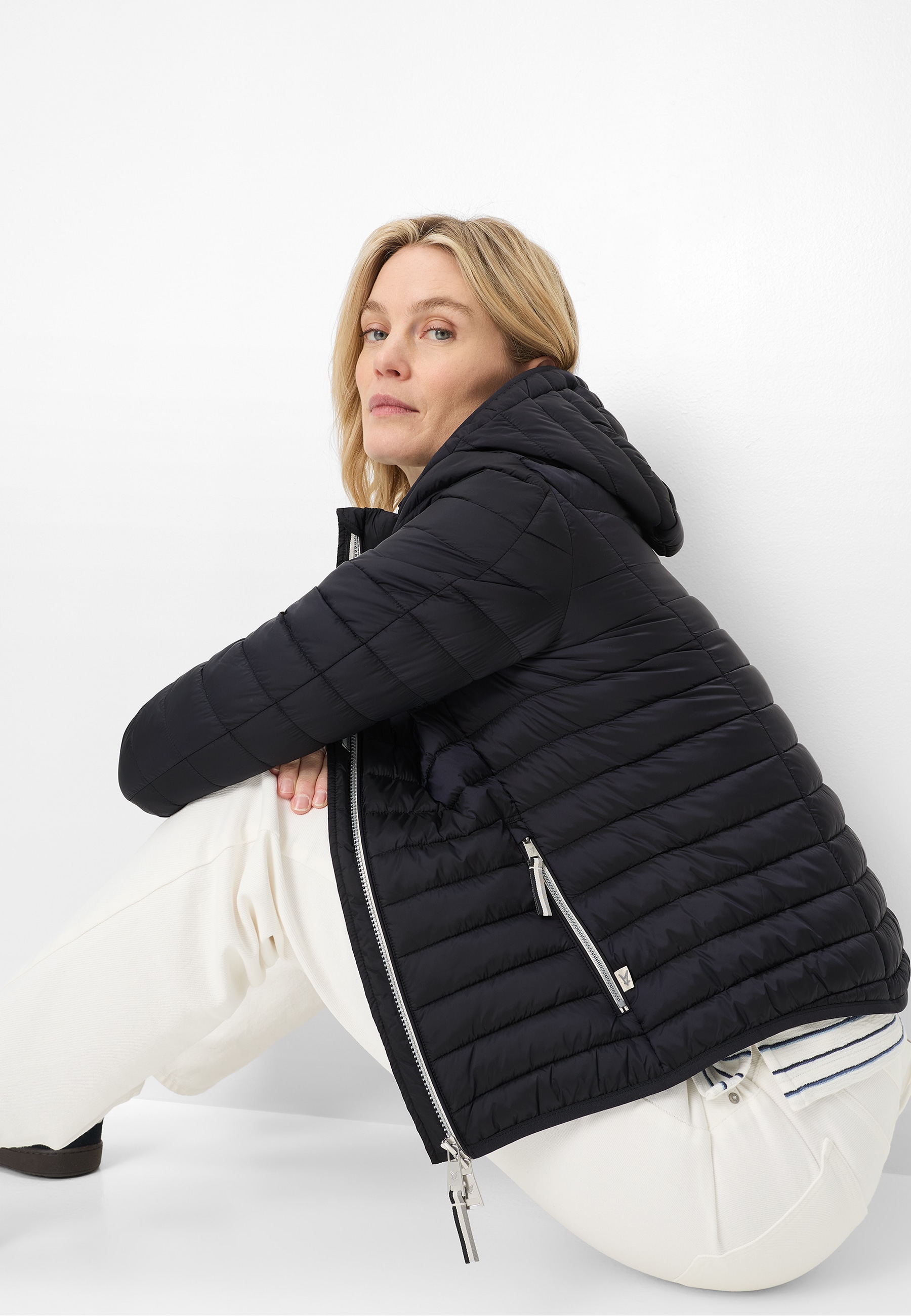 Fuchs Schmitt Veste matelassée mit Kapuze abnehmbare Kapuze, Regular Fit, 2-Wegereissverschluss