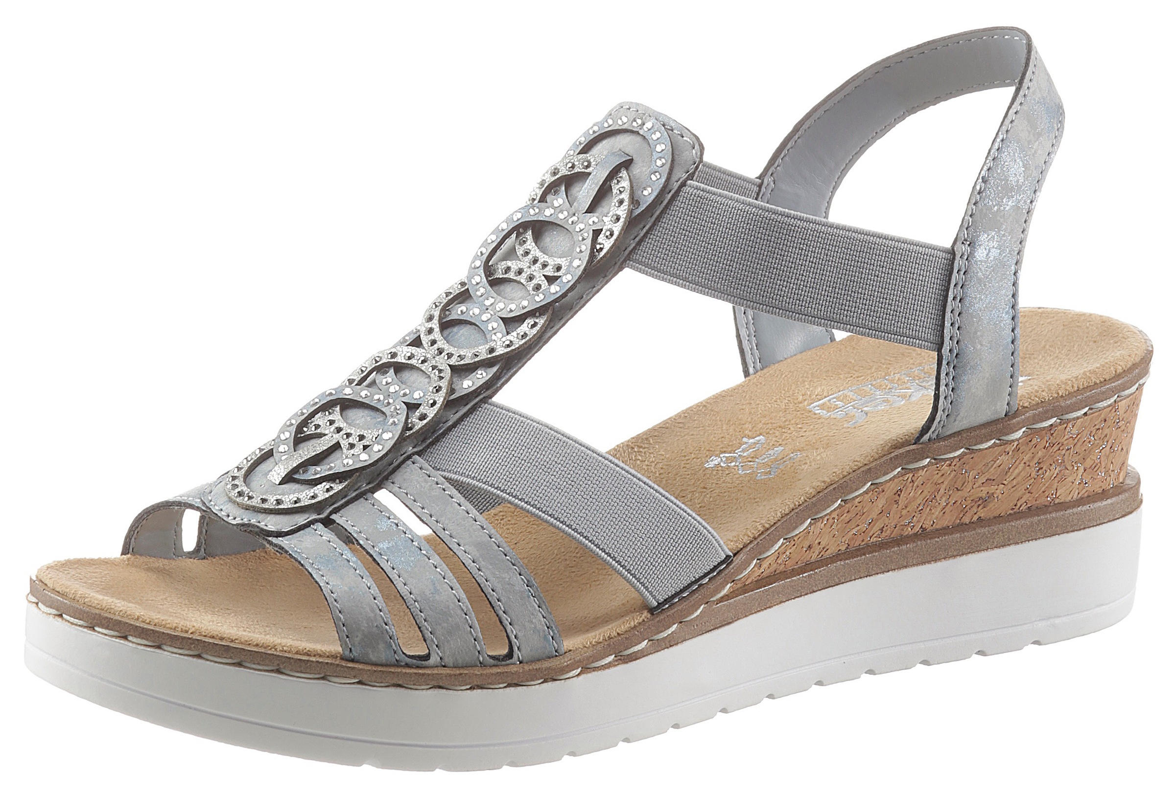 Image of Rieker Sandalette, mit Plateausohle bei Ackermann Versand Schweiz