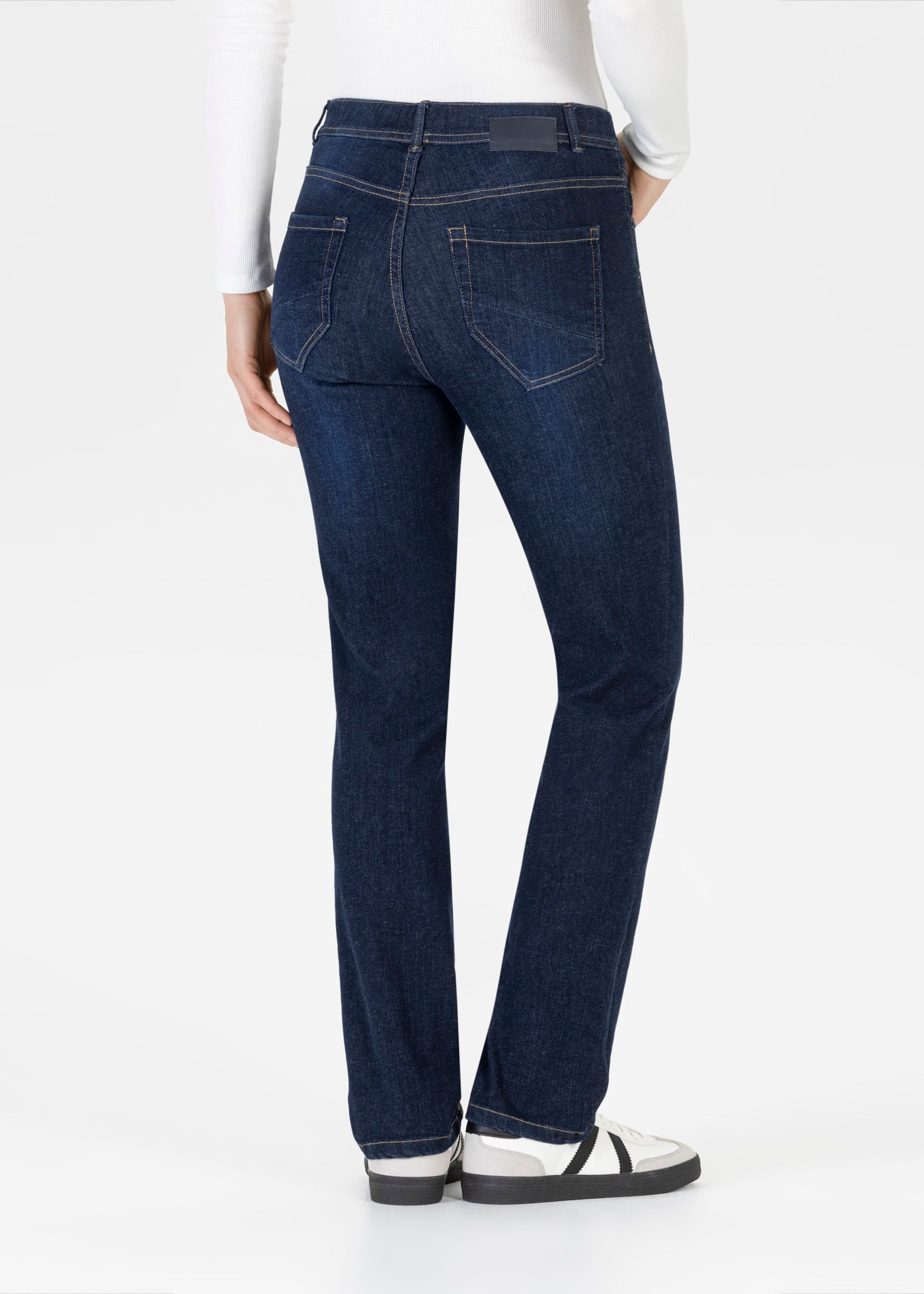 Stehmann Jeggings en jeans »Melli-W« Straight Jeasn im 5-Pocket-Style mit Gummizug und Stretch