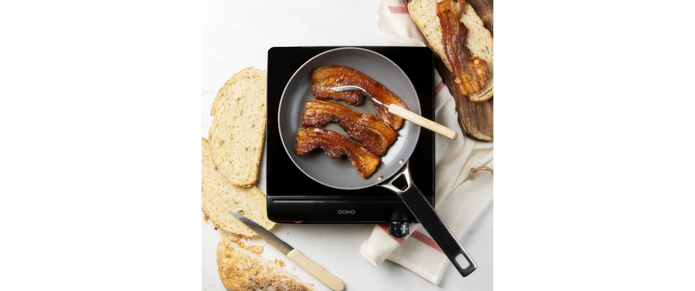 Domo Einzelkochplatte »DO30111KP 1250 W« Keramische Kochplatte