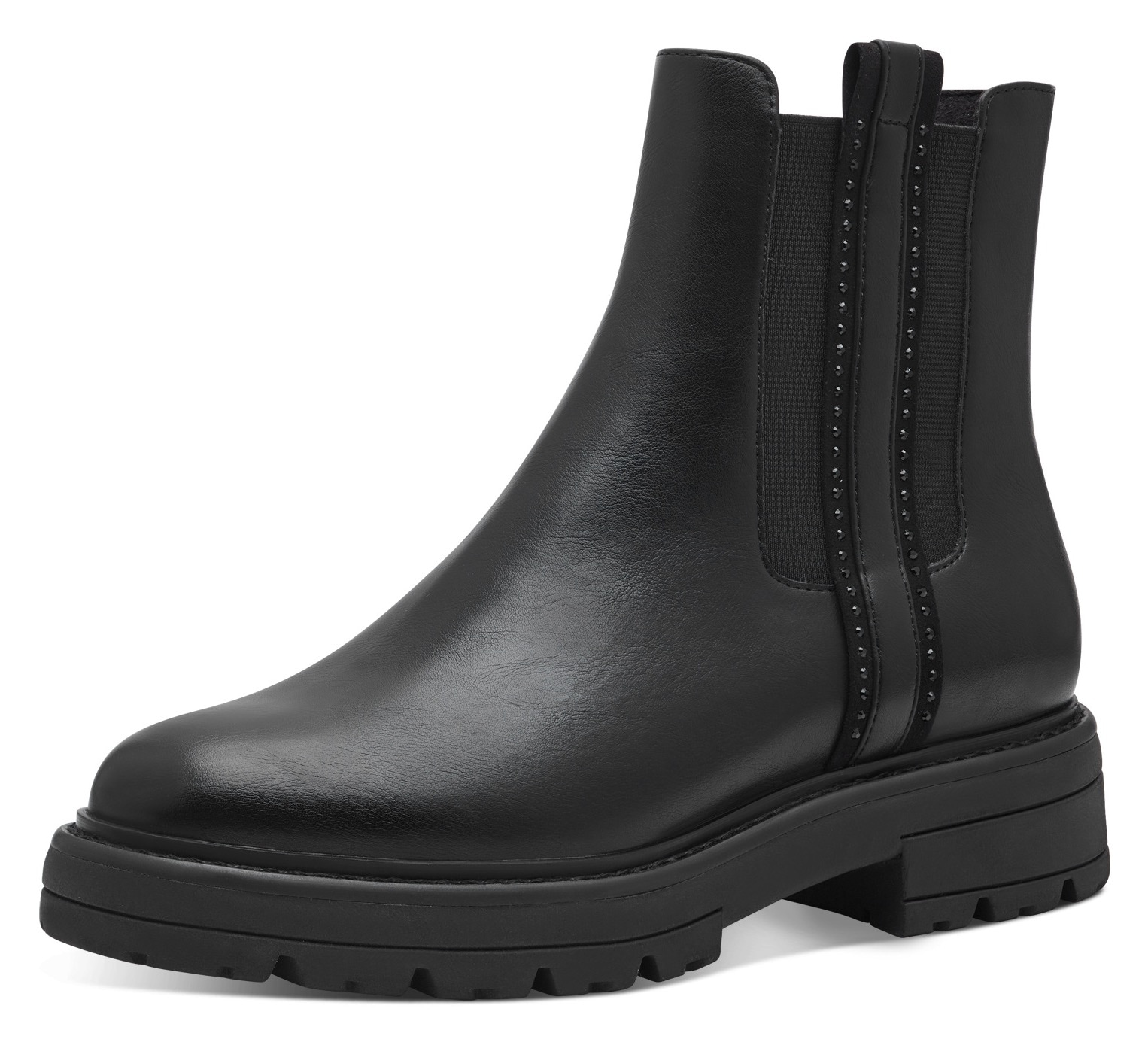 Marco Tozzi Chelseaboots, Blockabsatz, Boots, Stiefelette mit Feel Me-Ausstattung