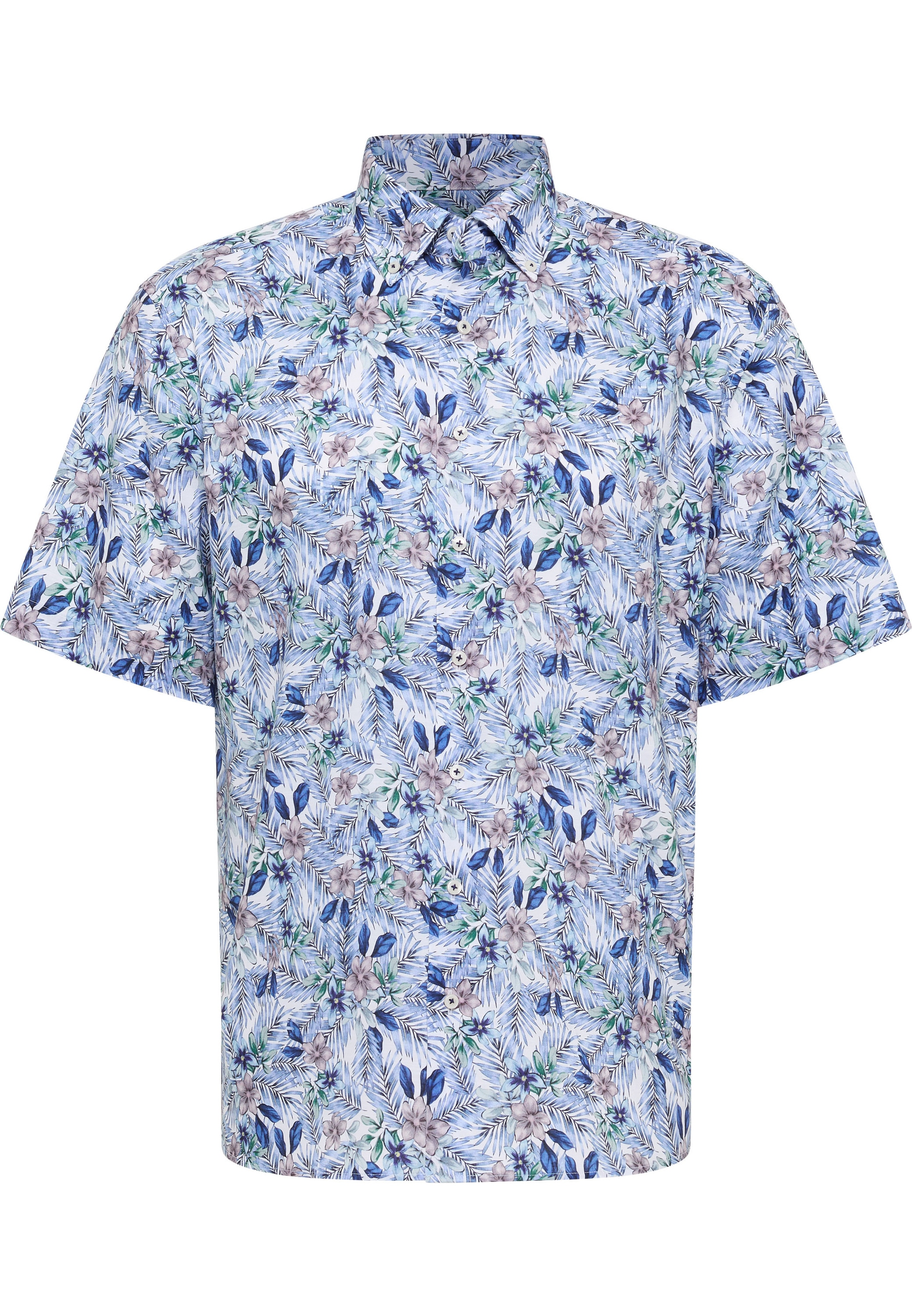 Eterna Kurzarmhemd »MODERN FIT« EASY IRON (bügelleicht)