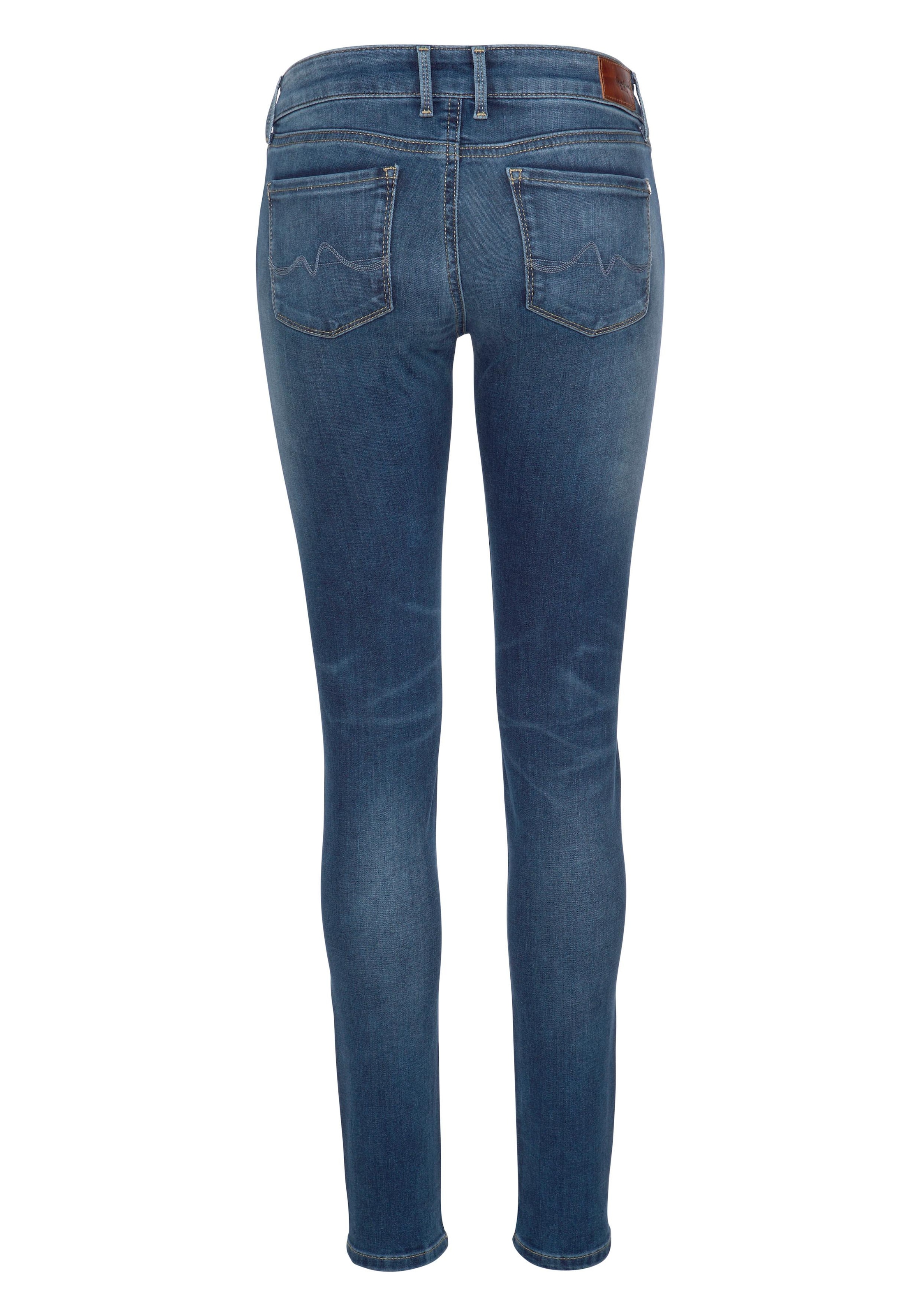 Pepe Jeans Skinny-fit-Jeans »SOHO«, im 5-Pocket-Stil mit 1-Knopf Bund und Stretch-Anteil