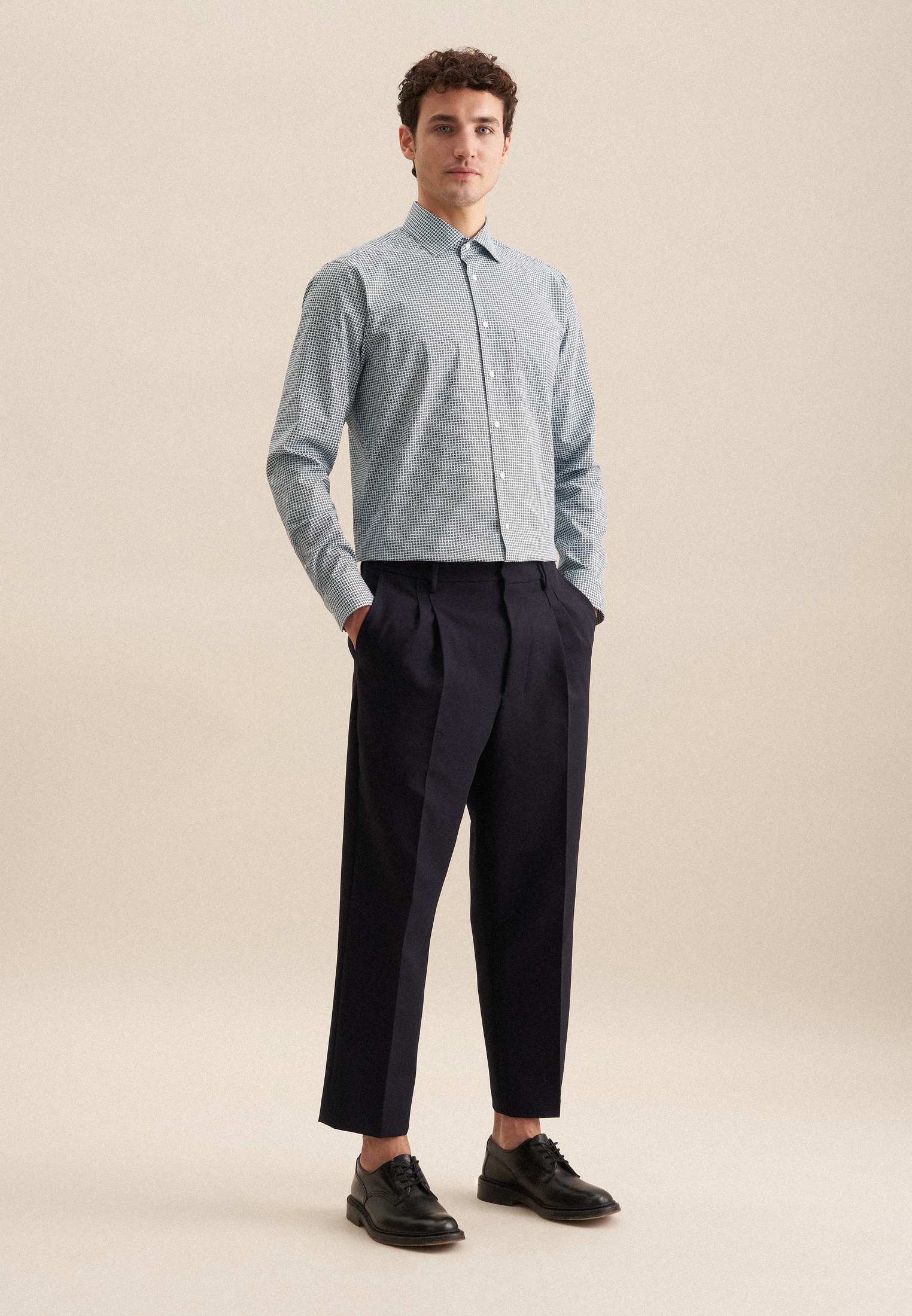 seidensticker Chemise d'affaires »Regular«, Regular 1/1 Kentkragen Druck
