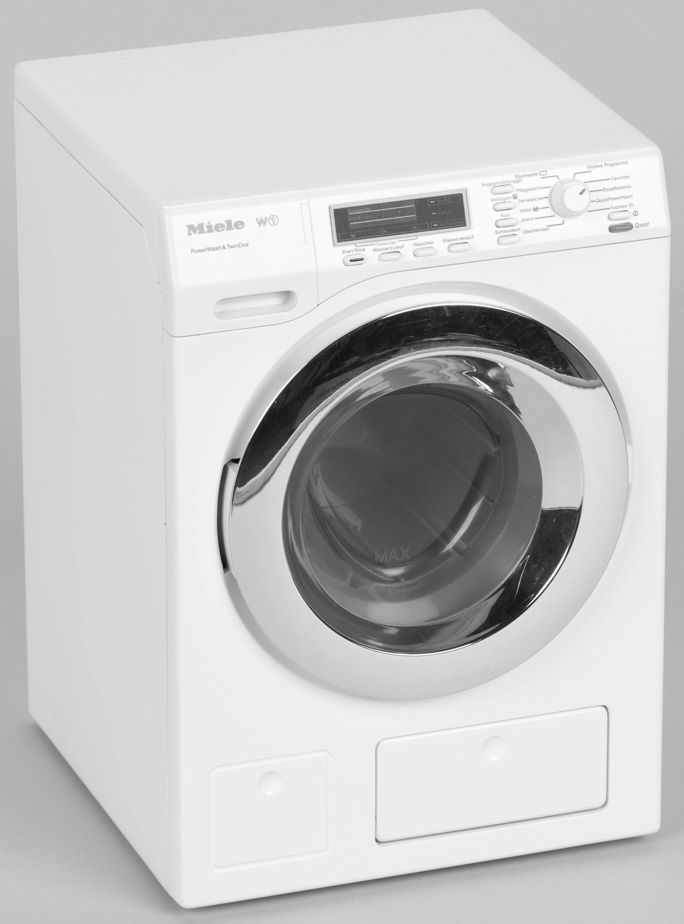 Casdon Washmatic Premium Kinder Waschmaschine Weiß mit Waschfunktion Licht Sound 