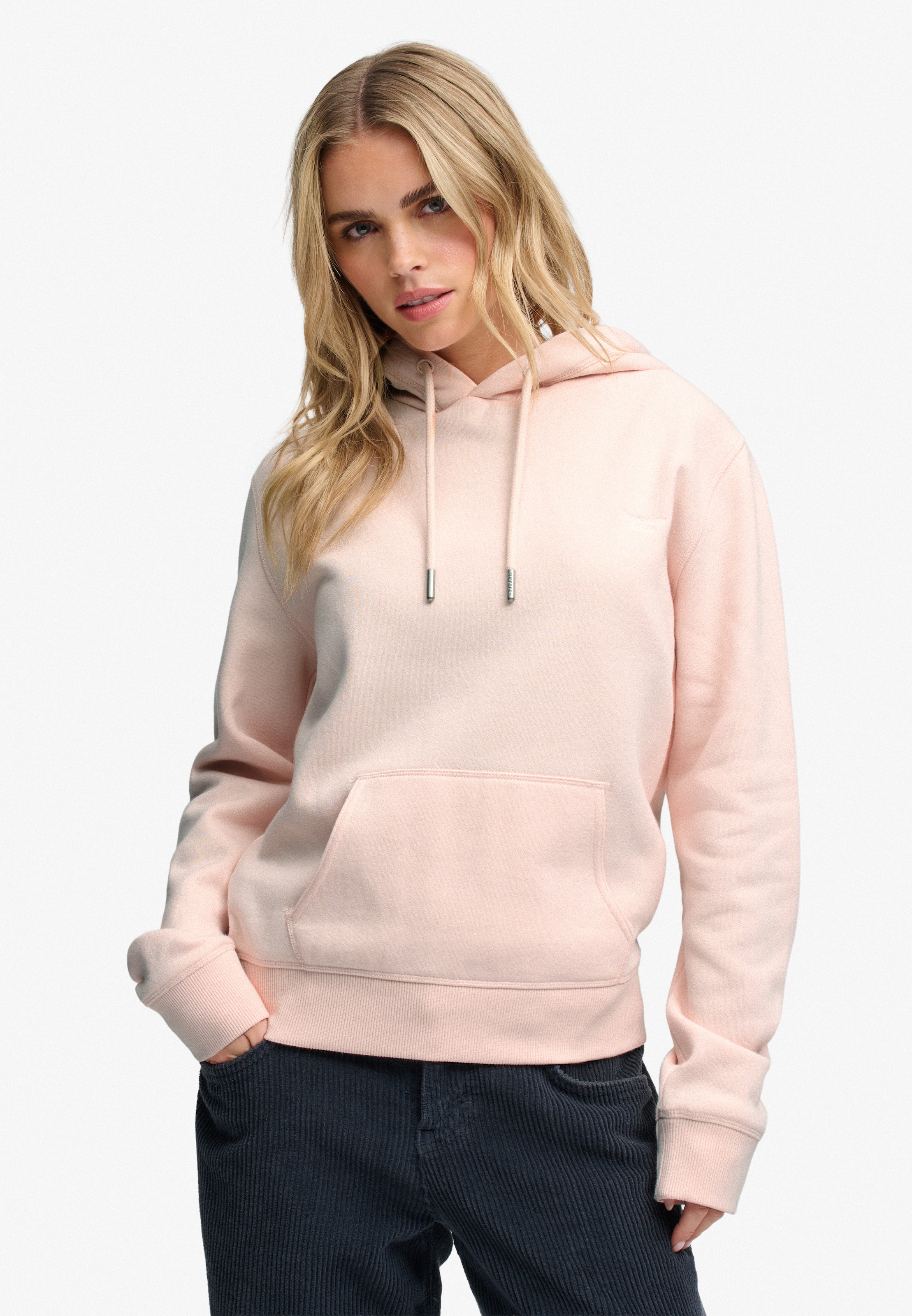 Superdry Kapuzensweatshirt »SIGNATURE EMB HOOD«, Baumwollmischung, relaxed fit
