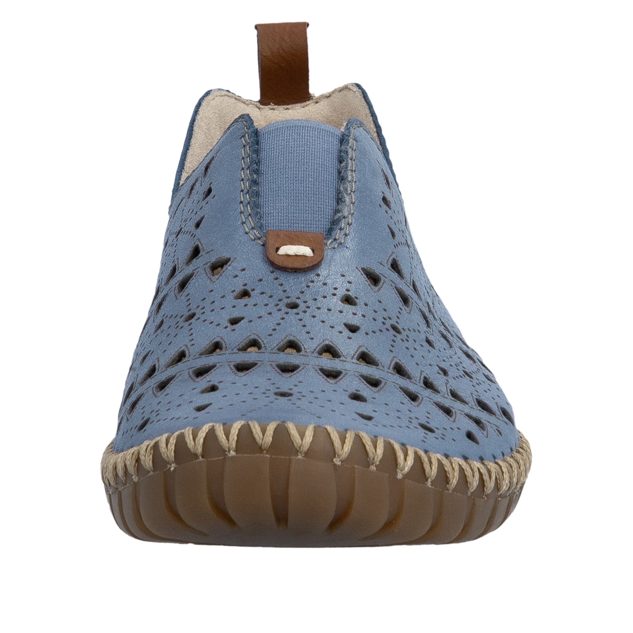 Rieker Slipper  chaussure à enfiler, chaussure basse, chaussure de vacances avec perforations
