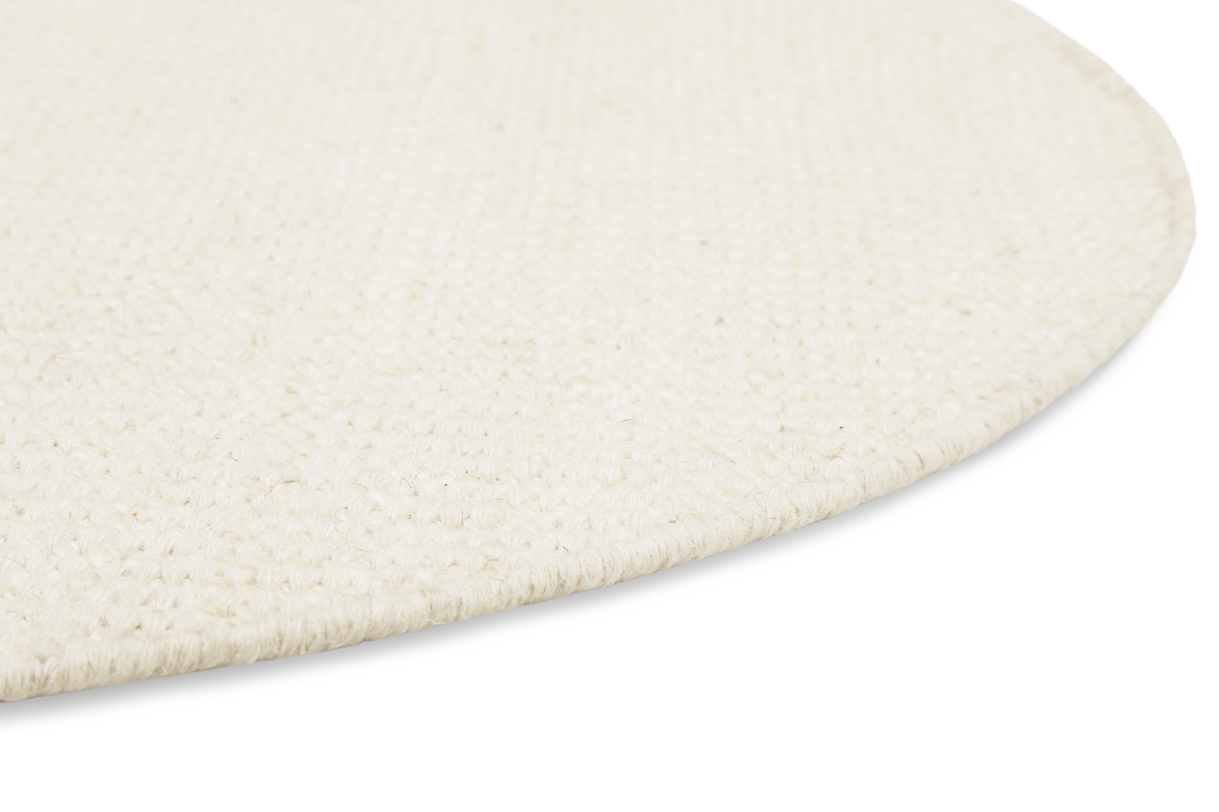 Esprit Wollteppich »Gobi,  ESP-7112«, rund, 10 mm Höhe, Naturfaserteppich aus Jute und Wolle, handgewebt