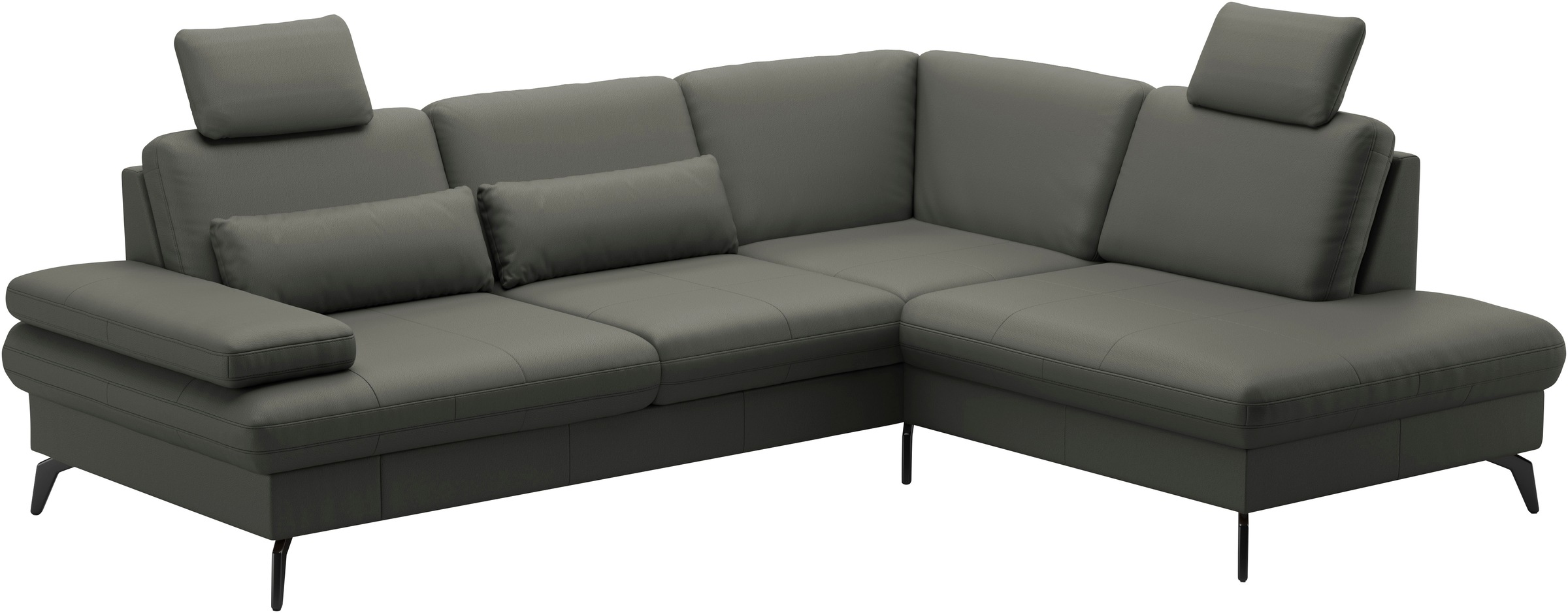 sit&more Ecksofa »Morris L-Form, inkl. Sitztiefenverstellung«, wahlweise mit Armteilverstellung, Bettfunktion & Bettkasten
