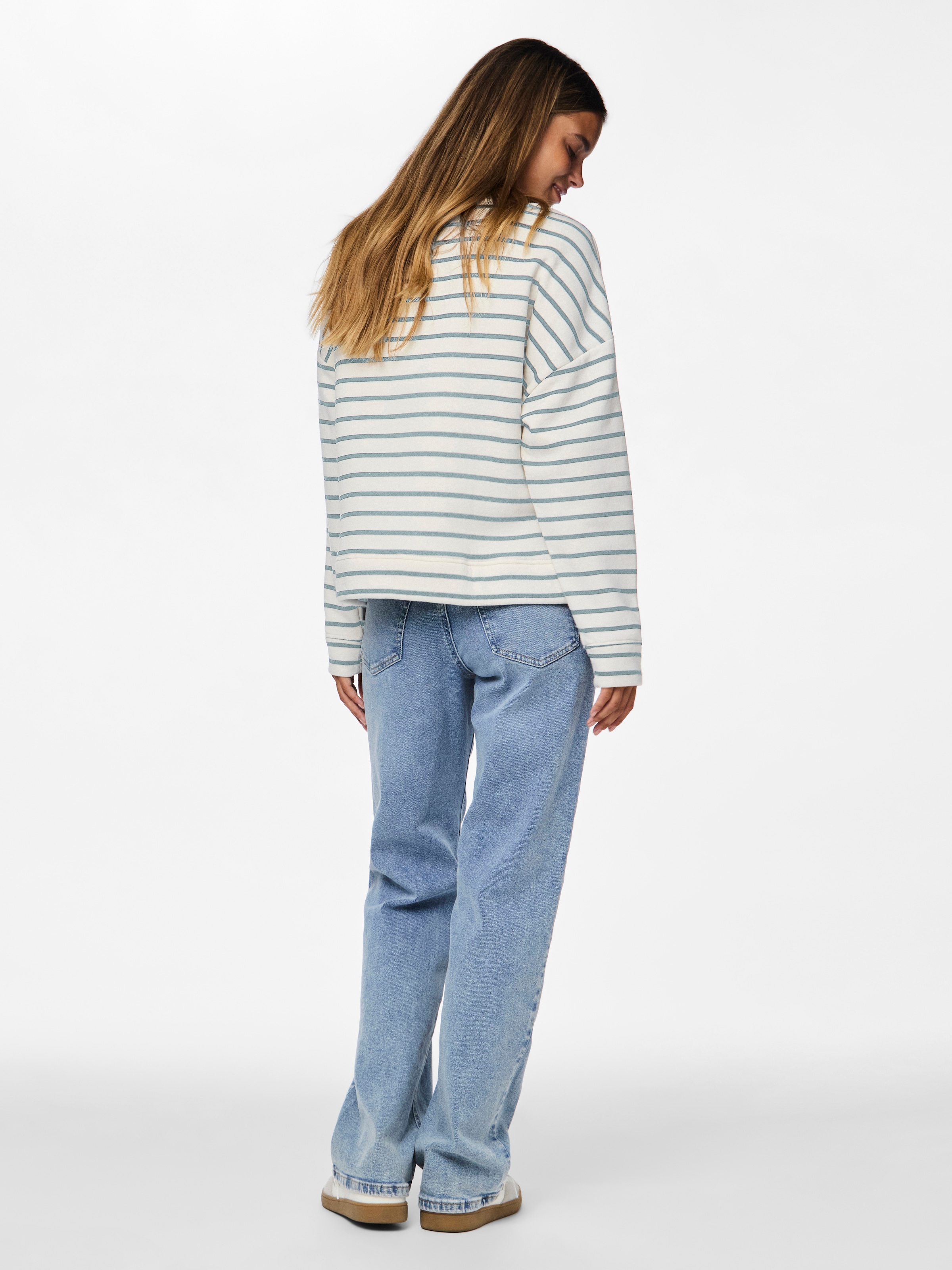 pieces Sweatshirt »PCCHILLI LS SWEAT STRIPES NOOS BC«