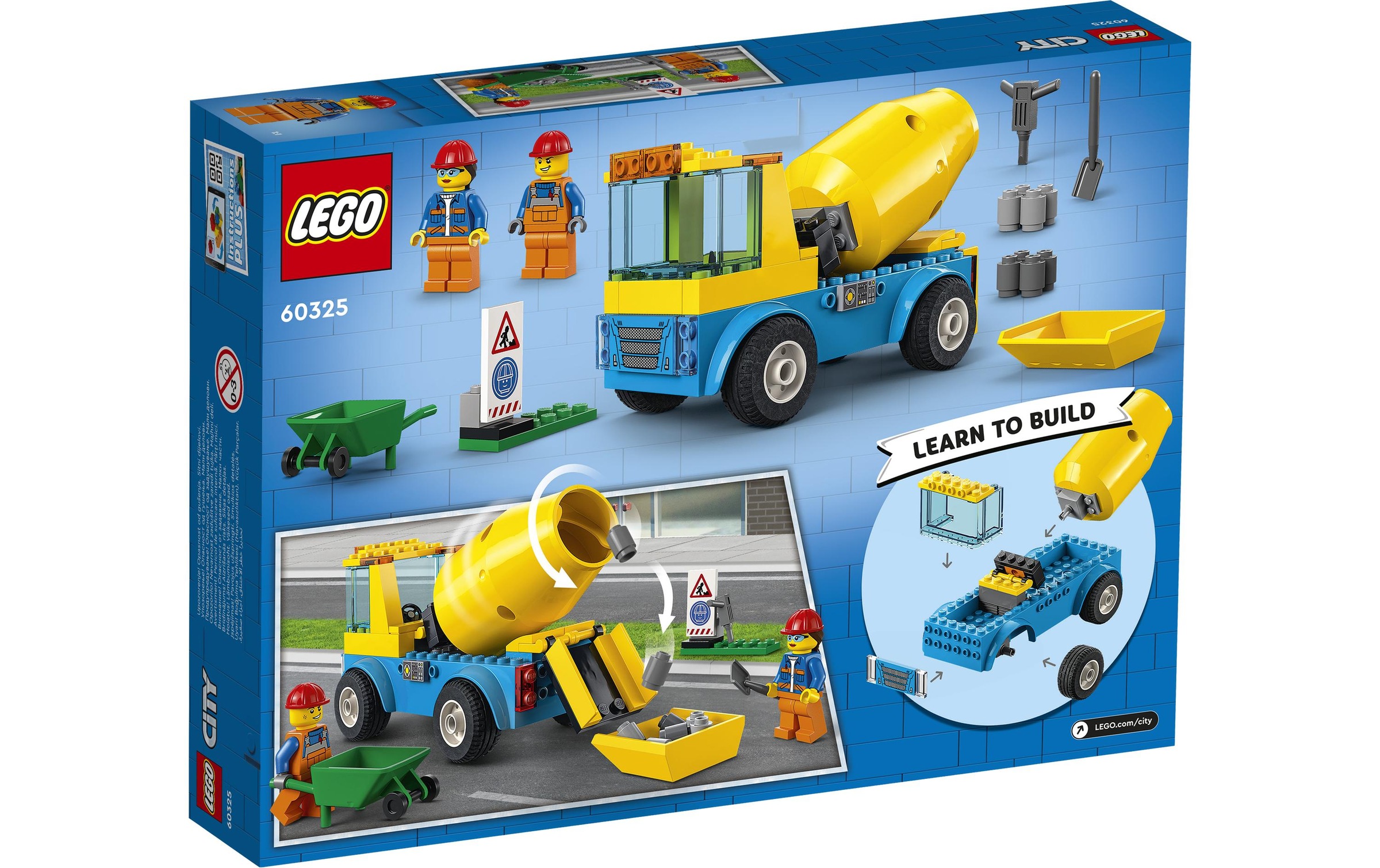 LEGO® Spielbausteine »Betonmischer 60325«, (85 St.)